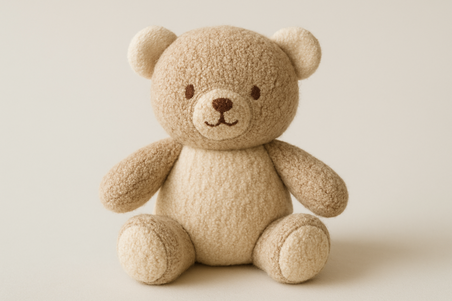 An organic stuffed bear.