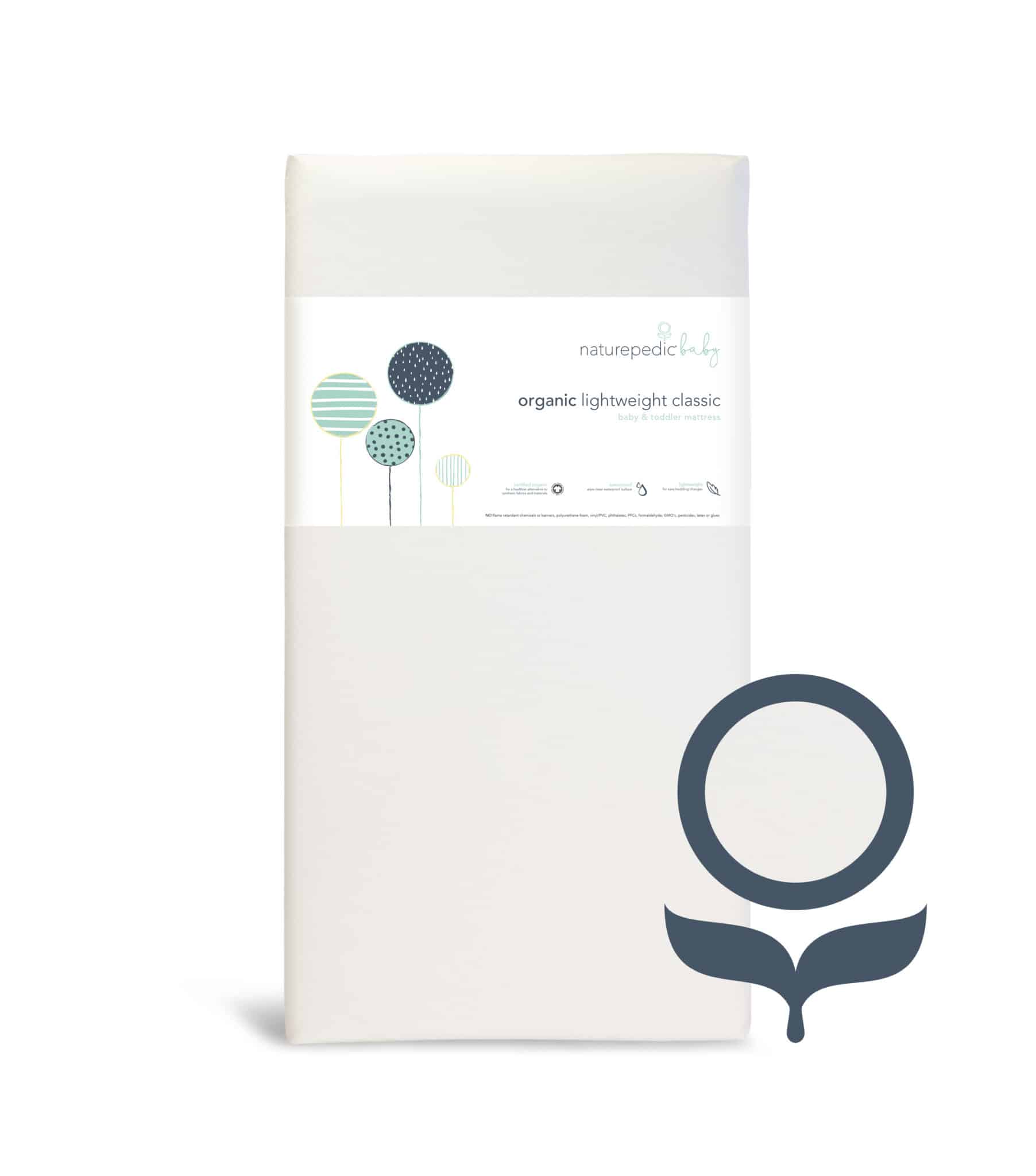 Naturepedic Classic Organic Lightweight Crib Mattress - Seamless