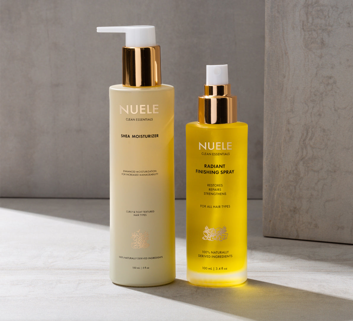 Nuele Shea Moisturizer, Radiant Finishing Spray