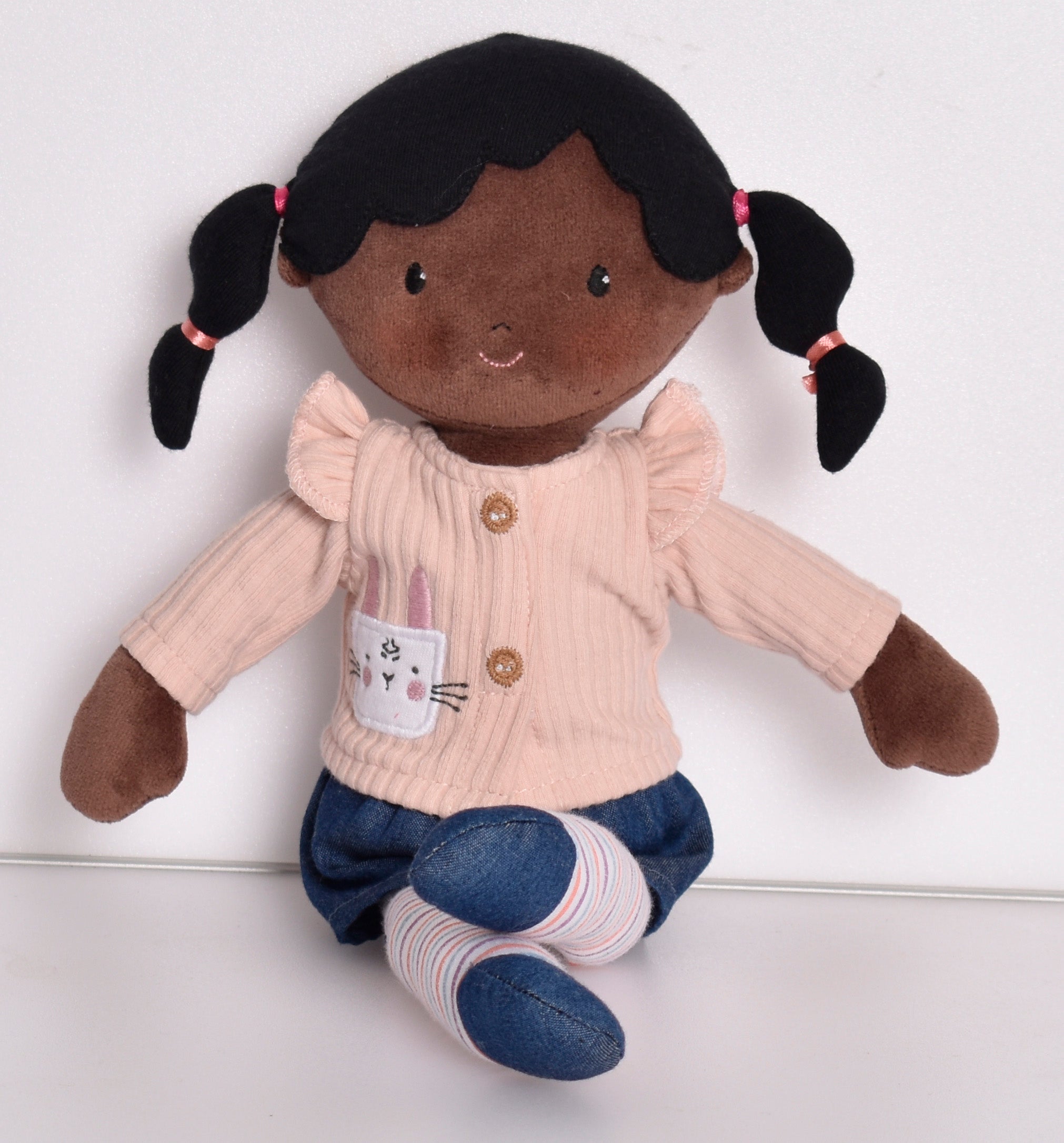 Tikiri Toys Alicia - Black Hair Doll