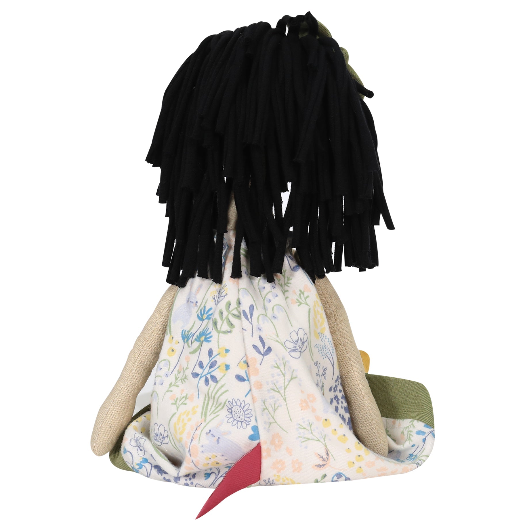 Tikiri Toys Jedda Doll in Green & Blue Printed Dress