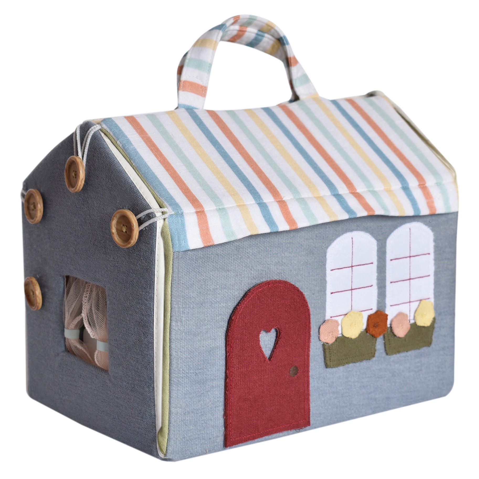 Tikiri Toys Doll House with Wooden Furniture