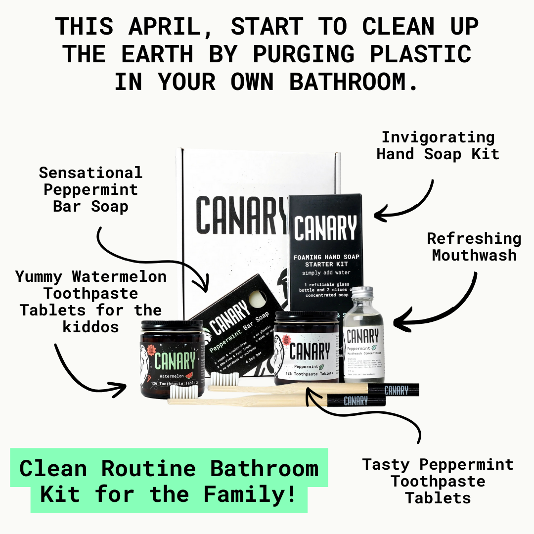 Canary Clean Routine Bathroom Kit for the Family