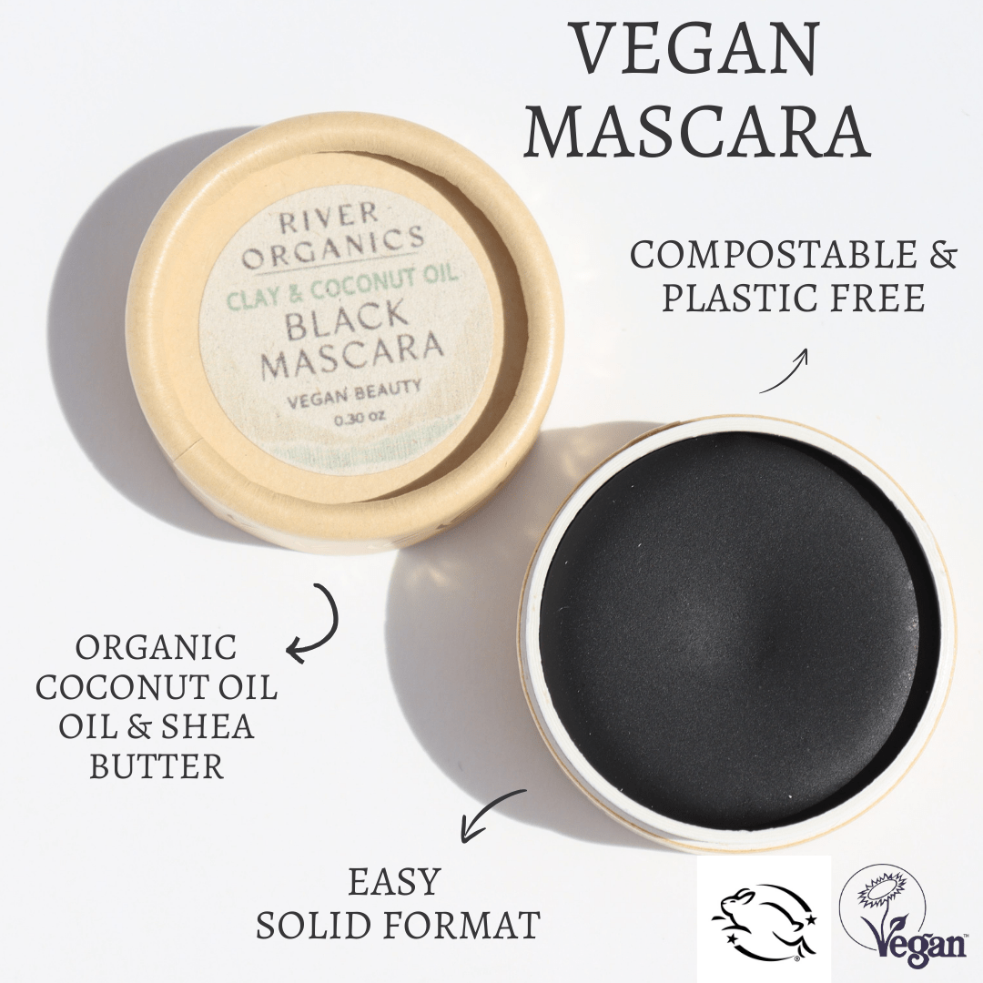 River Organics Black Vegan Zero-Waste Mascara