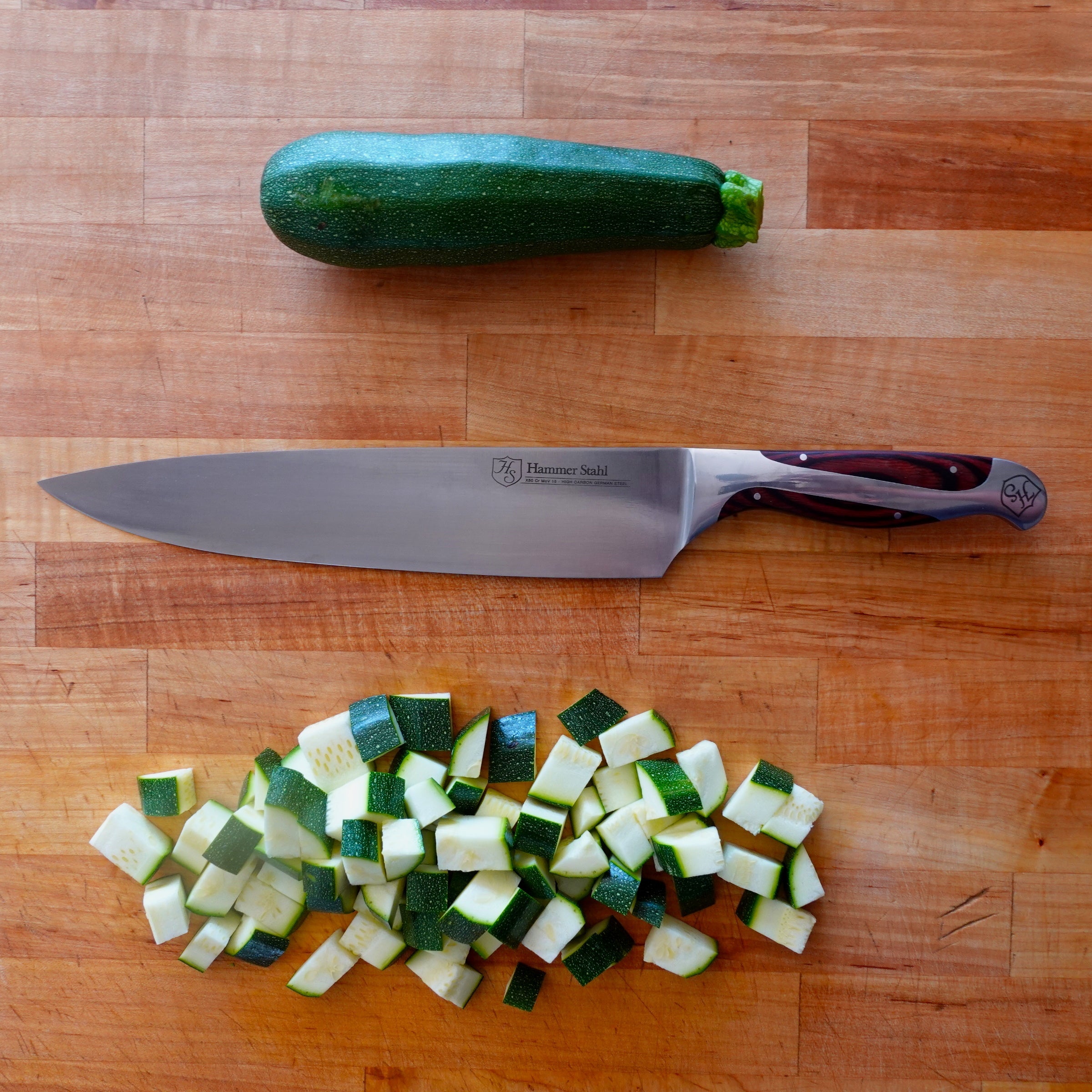 Heritage Steel Hammer Stahl 10" Chef Knife