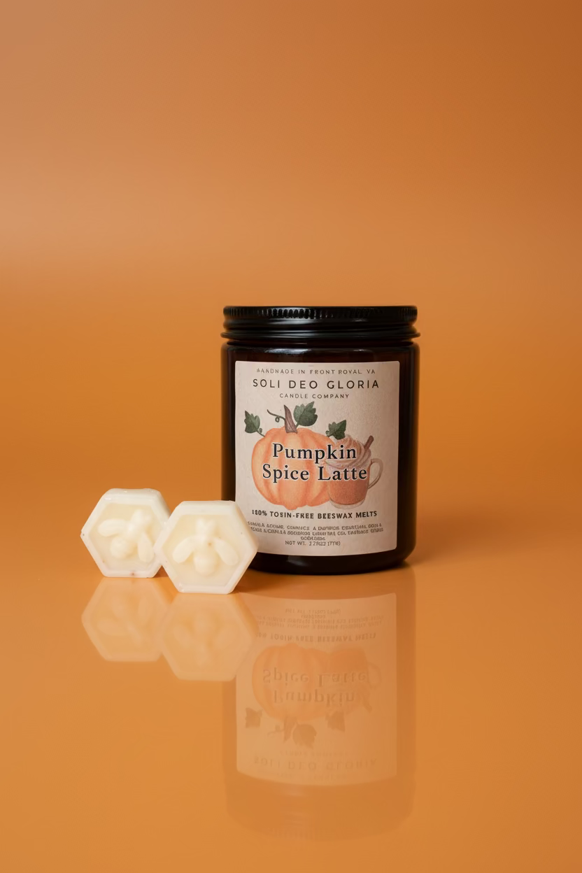 Soli Deo Gloria Candle Company Beeswax Wax Melts | Natural Essential Oil Wax Melts