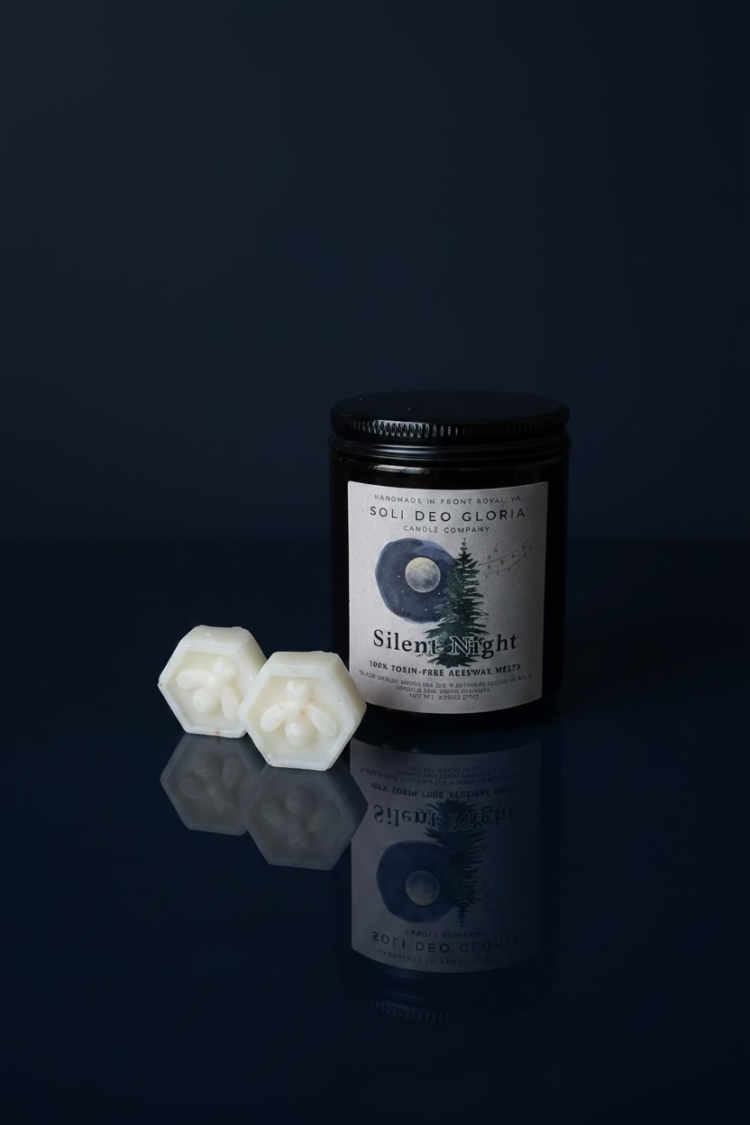 Soli Deo Gloria Candle Company Beeswax Wax Melts | Natural Essential Oil Wax Melts