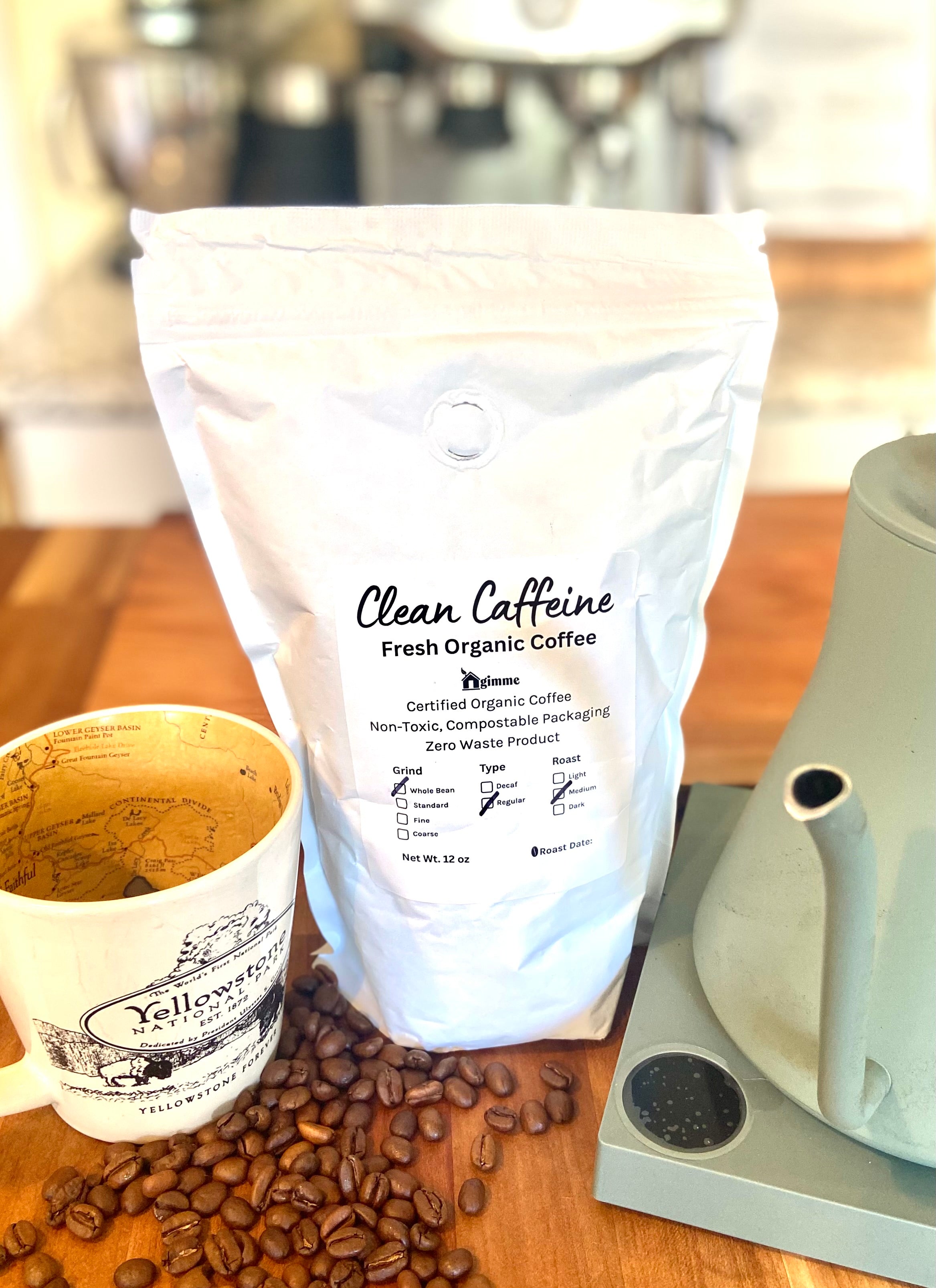 Fresh Organic Non-Toxic Coffee from Clean Caffeine