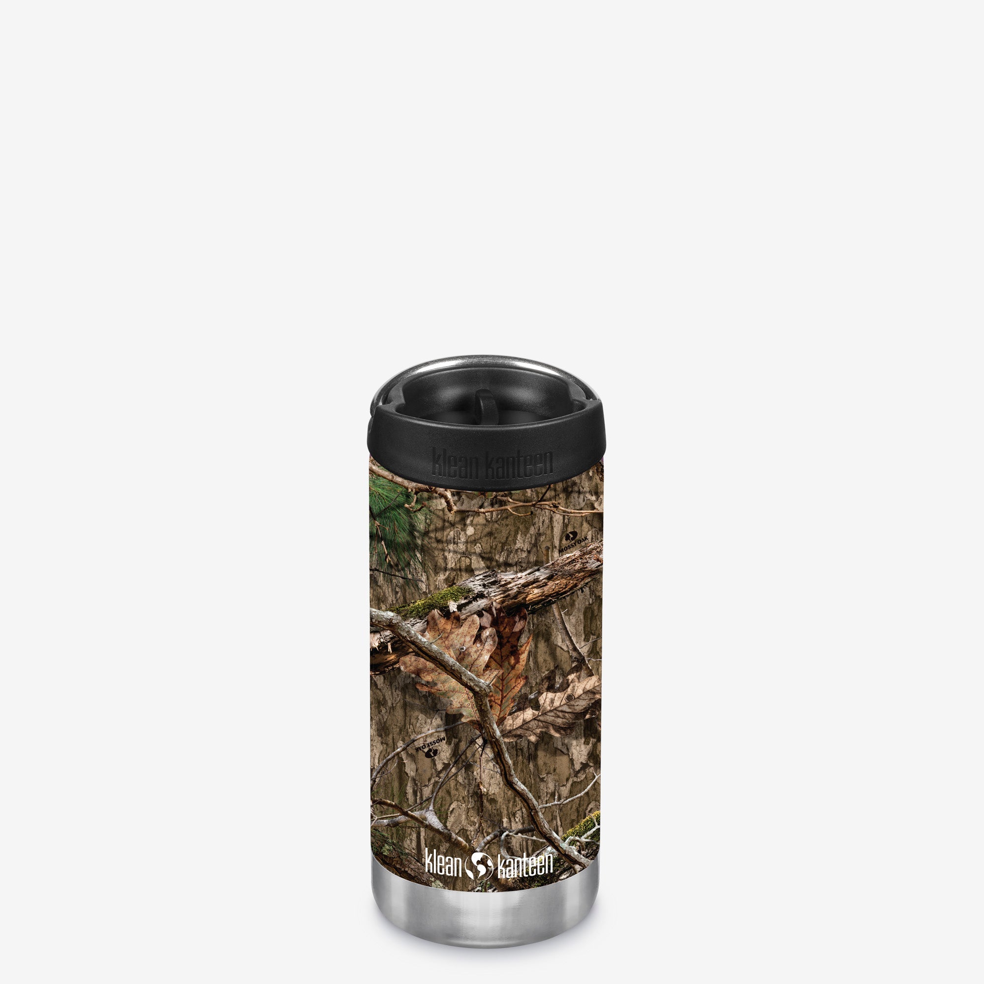 Klean Kanteen 12oz TKWide with Café Cap - Mossy Oak
