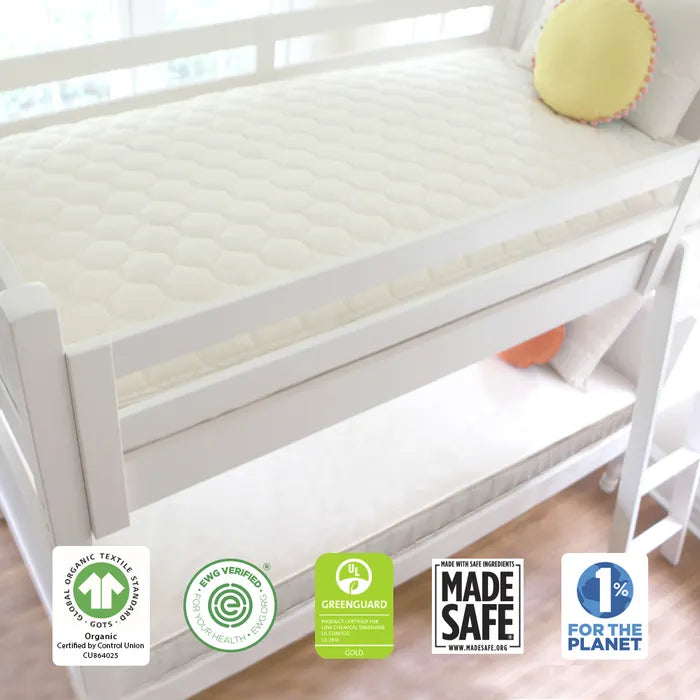 Naturepedic 2-in-1 Organic Kids Waterproof Mattress 001
