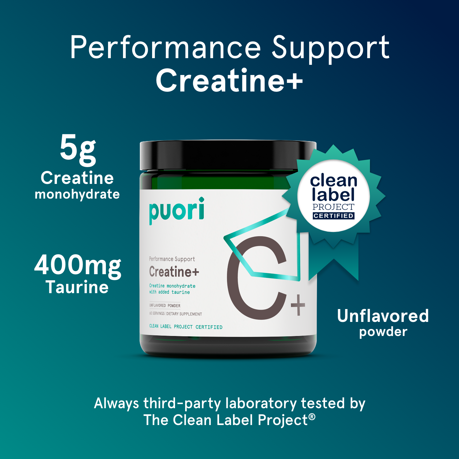 Puori C+ - Creatine+ Performance Support