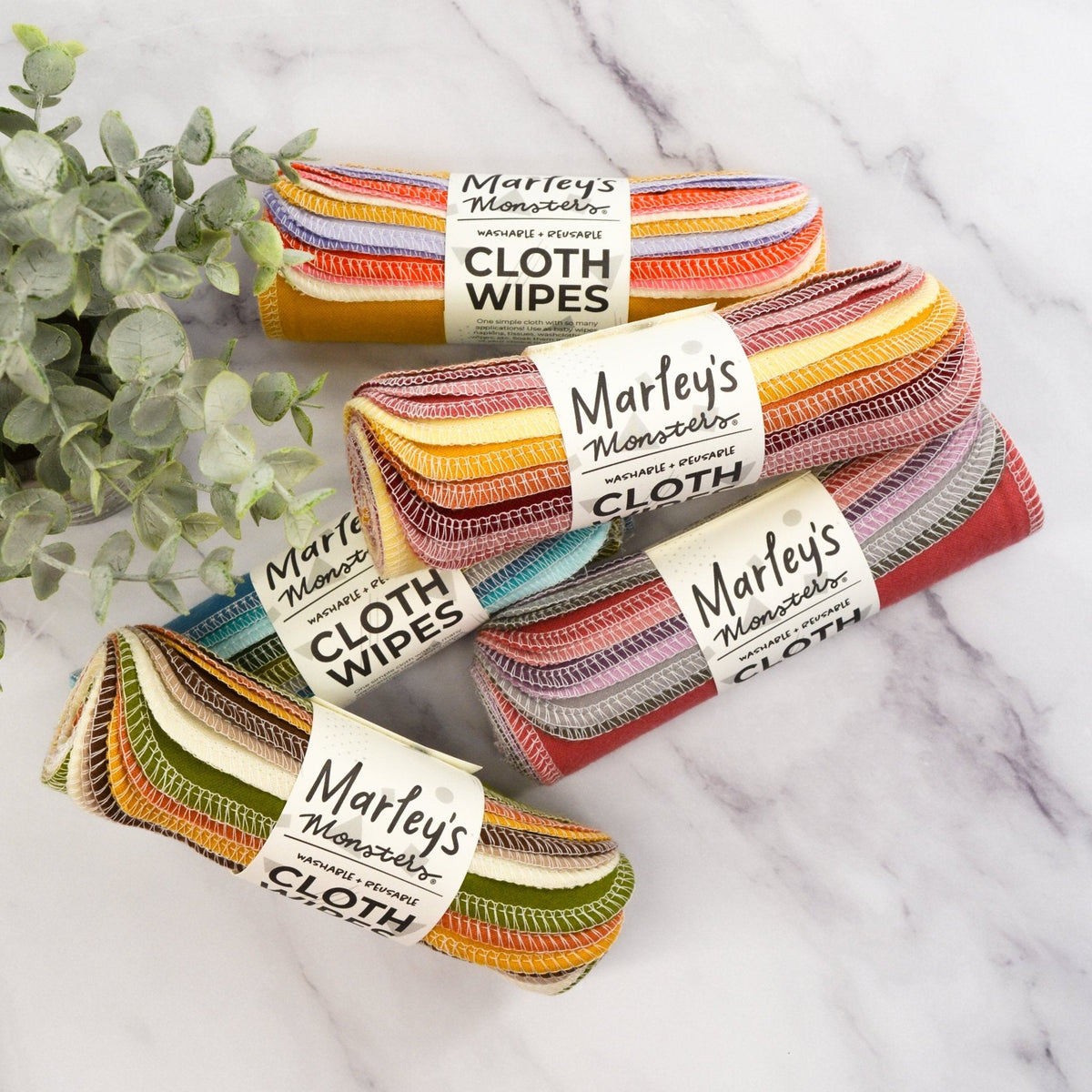 Marley's Monsters Cloth Wipes: Specialty Color Mixes