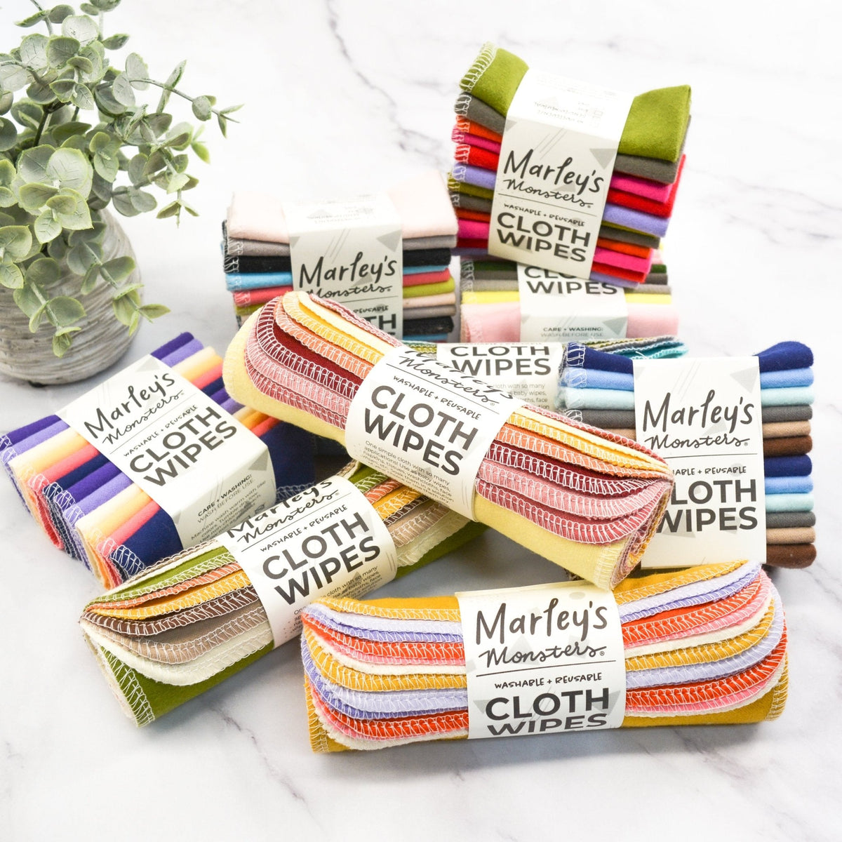 Marley's Monsters Cloth Wipes: Specialty Color Mixes