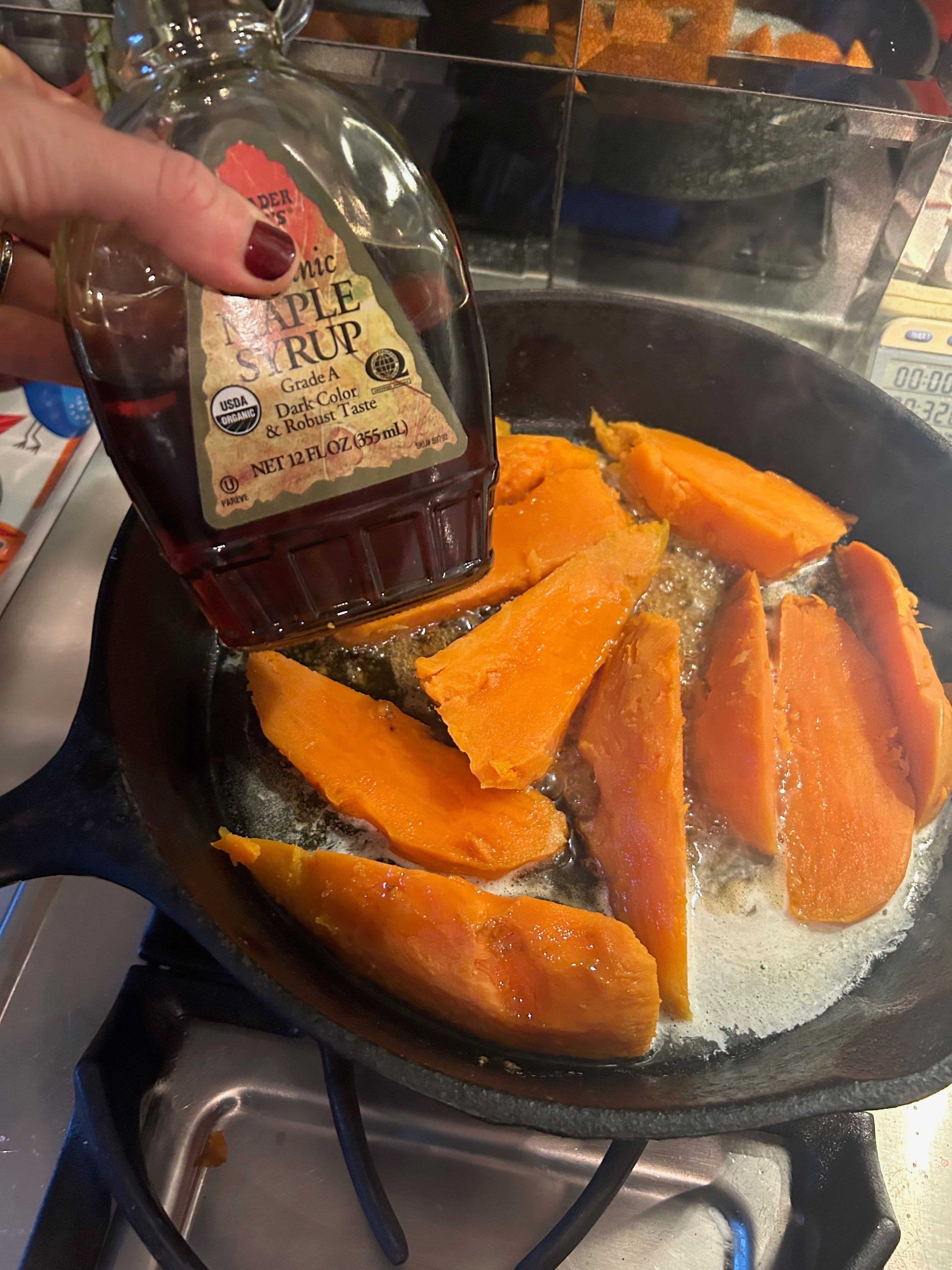Thanksgiving Maple Yams Recipe
