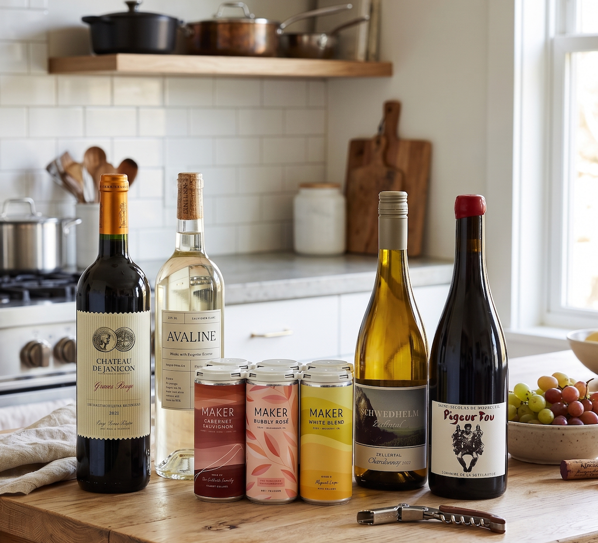 Healthy organic wine brands including low-sulfite and clean wine options.