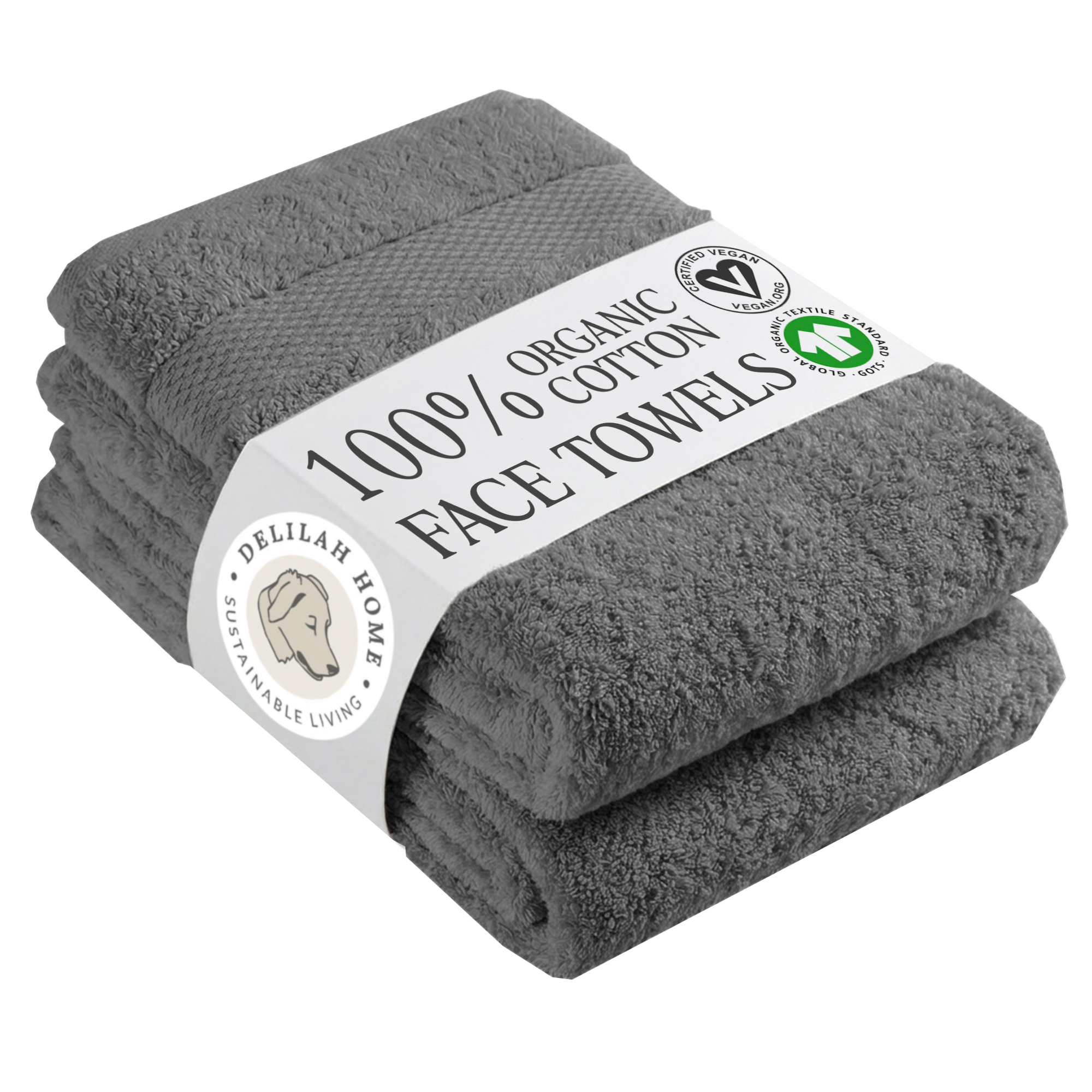 Delilah Home 100% Organic Cotton Bath Towels Collection