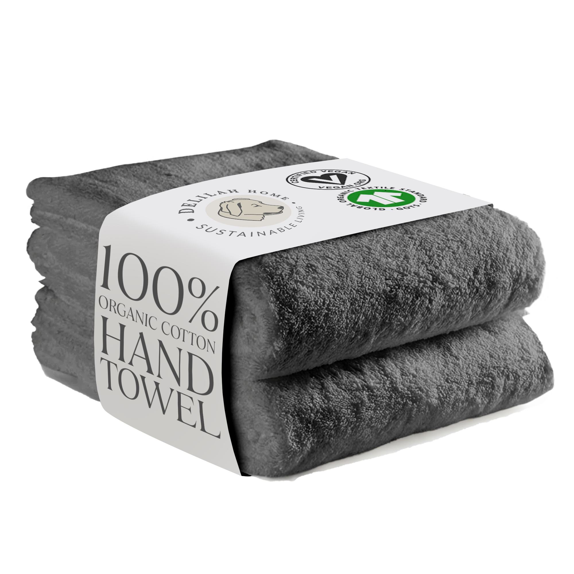 Delilah Home 100% Organic Cotton Bath Towels Collection