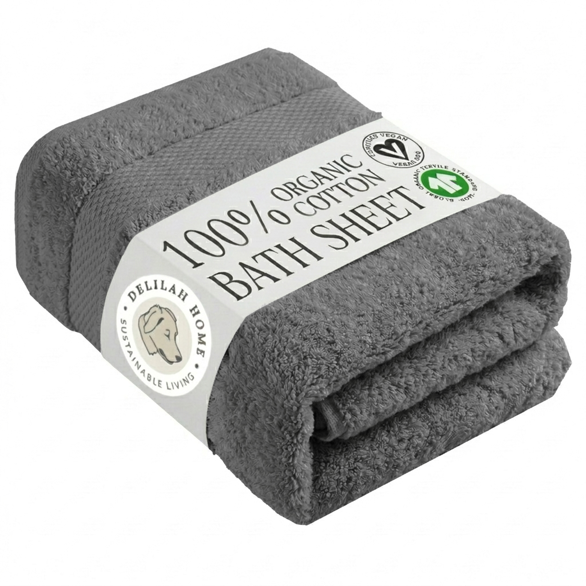 Delilah Home 100% Organic Cotton Bath Towels Collection