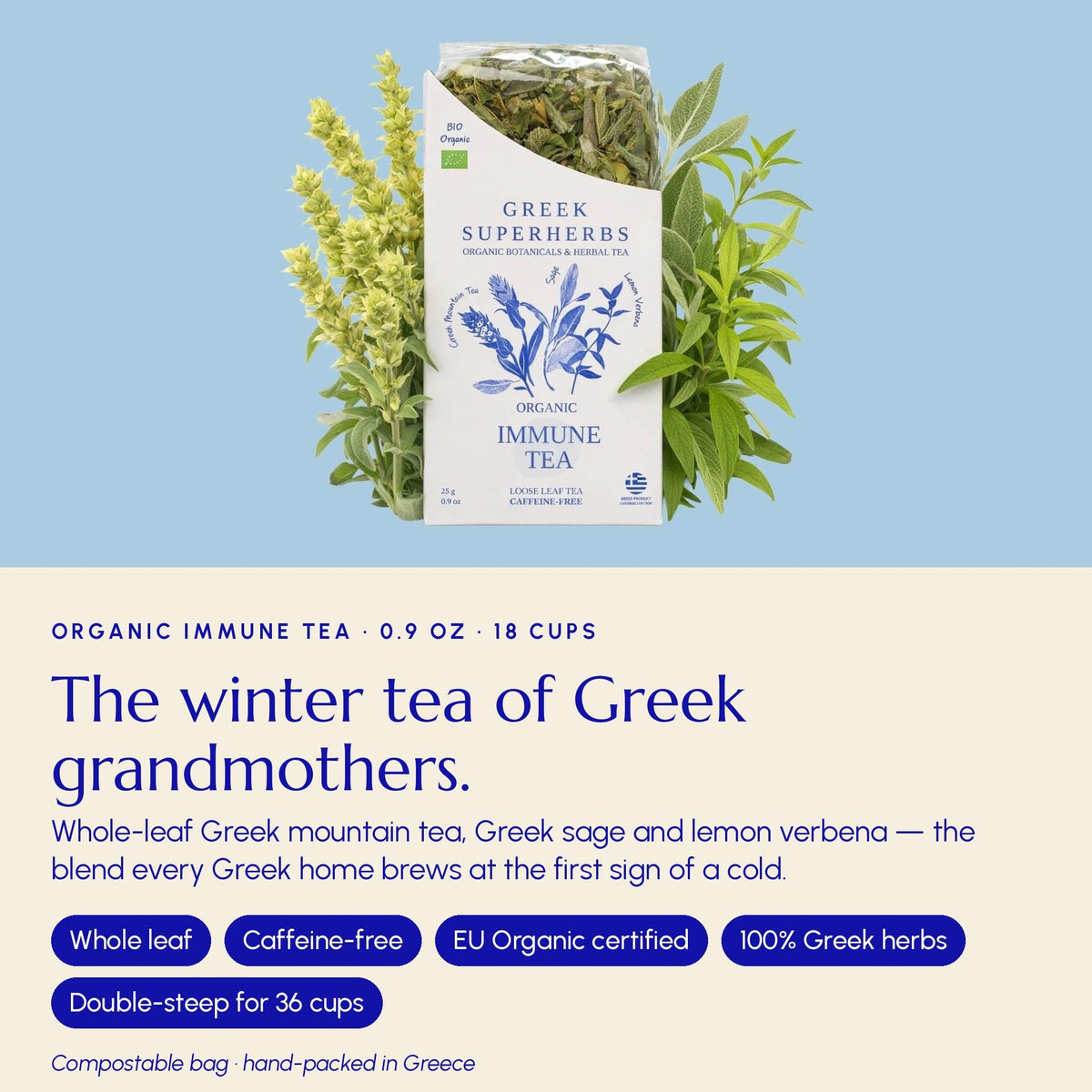 Greek Superherbs Immune Tea