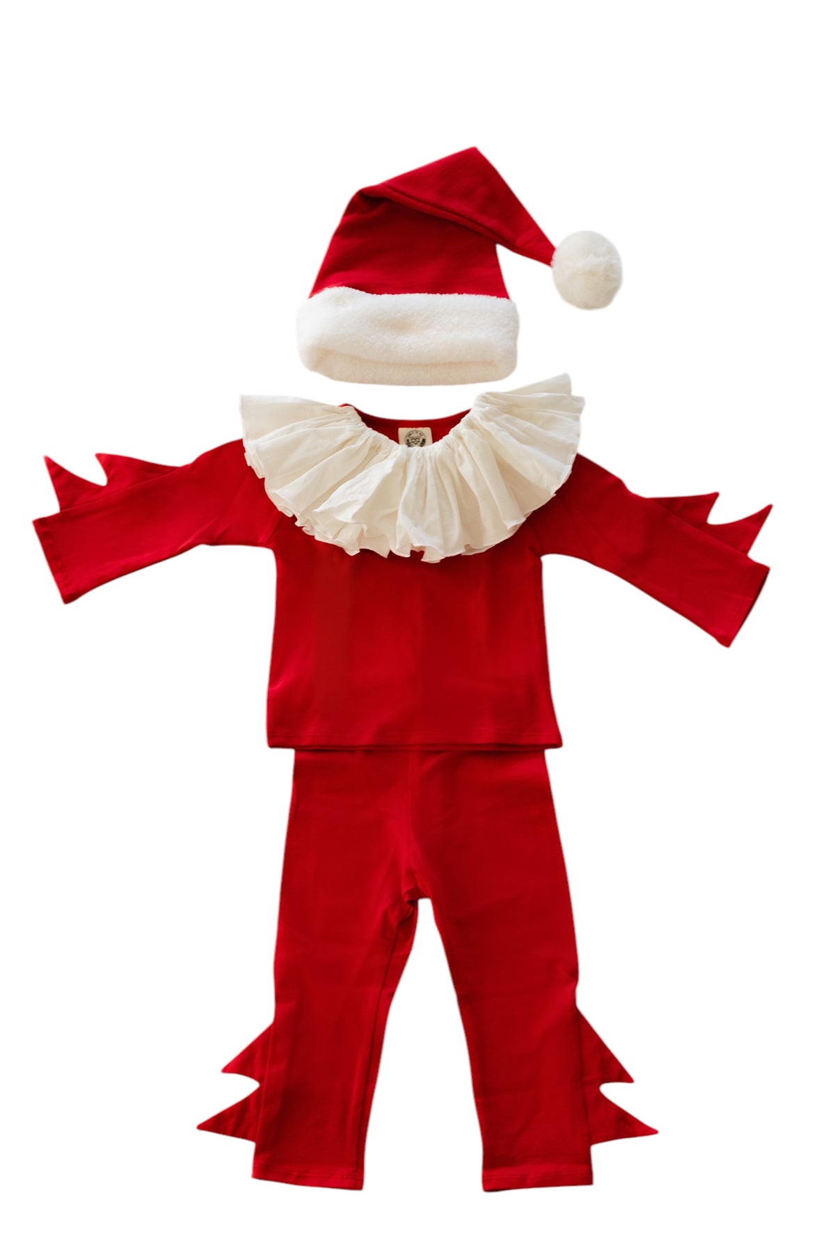 Band of the Wild Red Holiday Elf Pajama Costume, Santa Costume