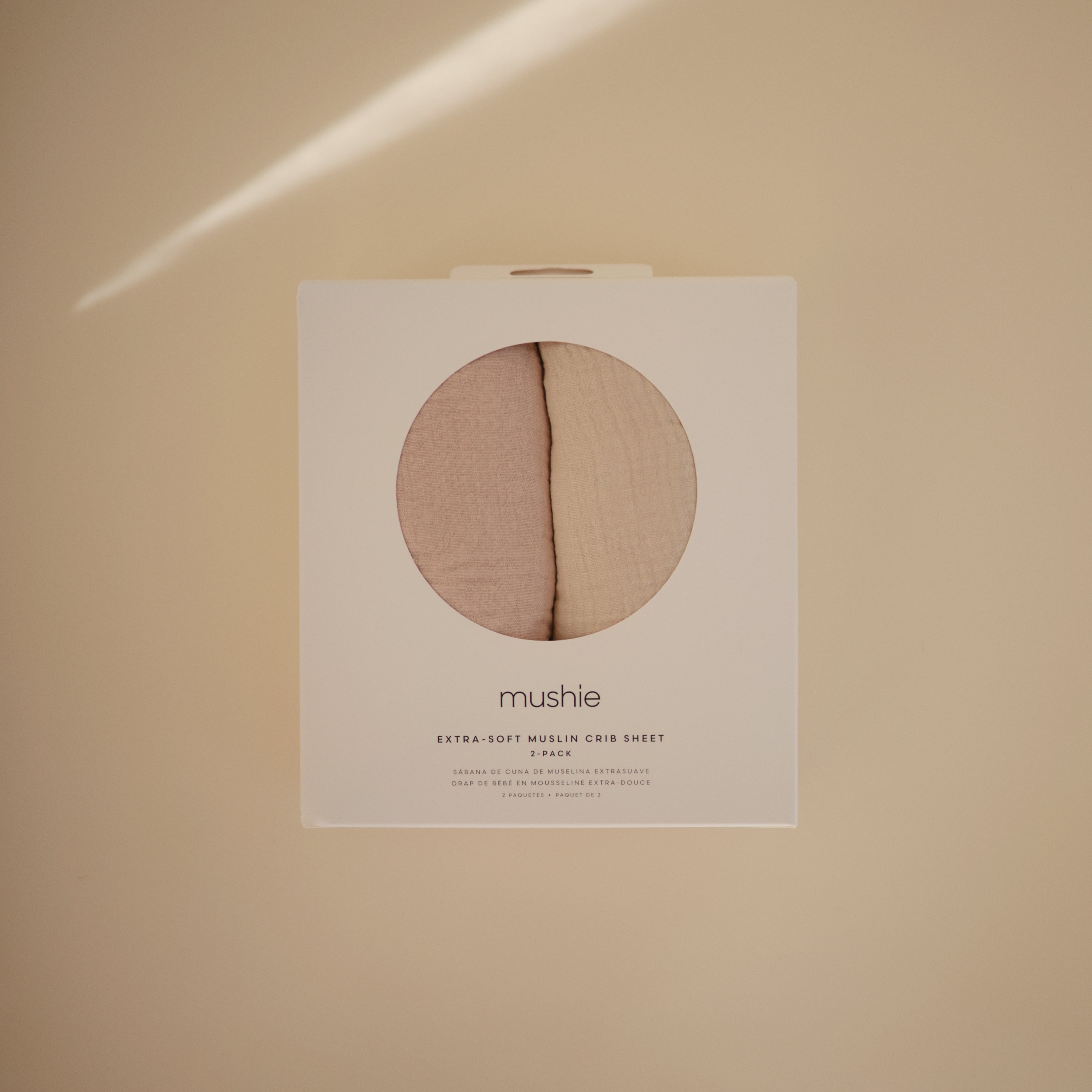 Mushie Extra Soft Muslin Crib Sheet - 2 Pack