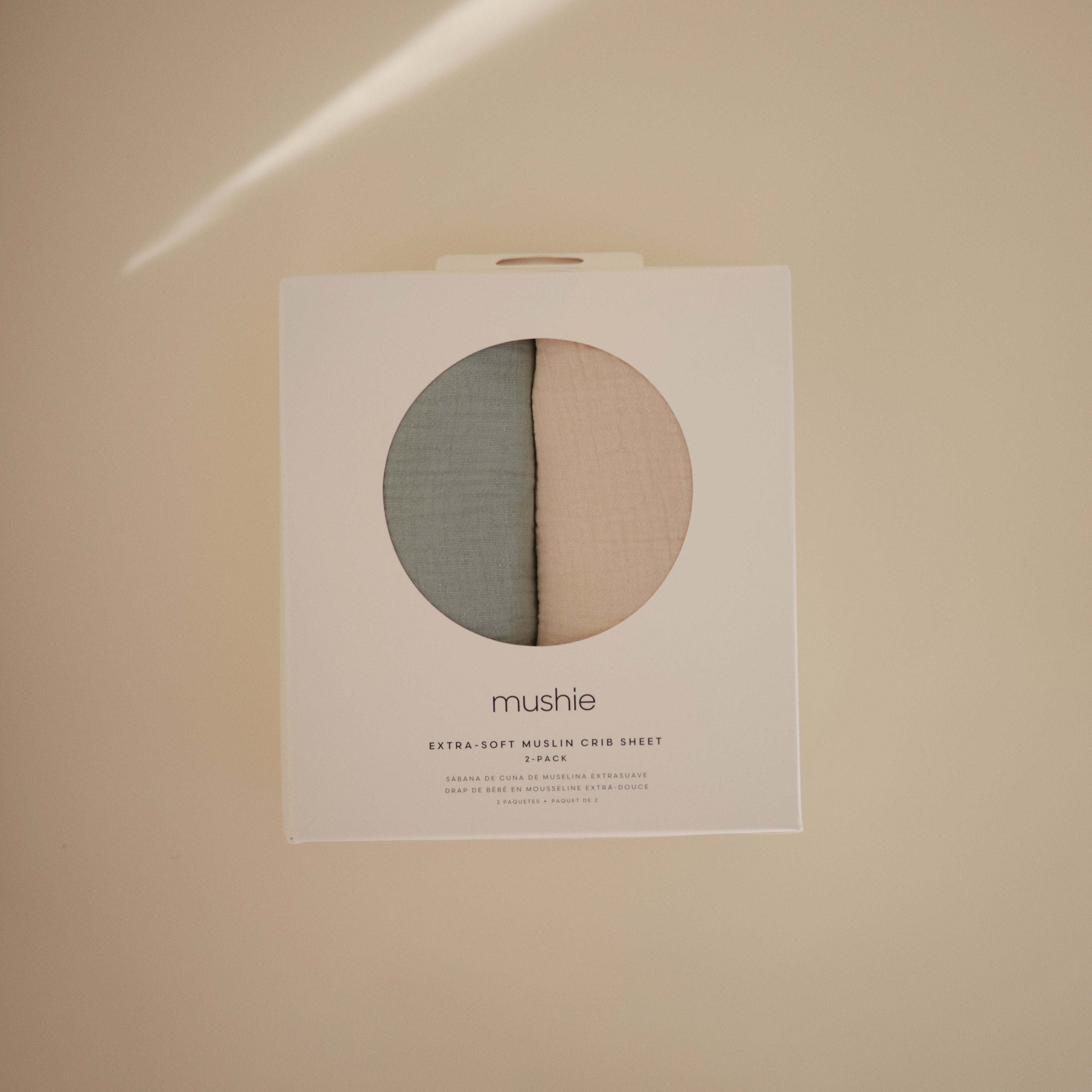 Mushie Extra Soft Muslin Crib Sheet - 2 Pack