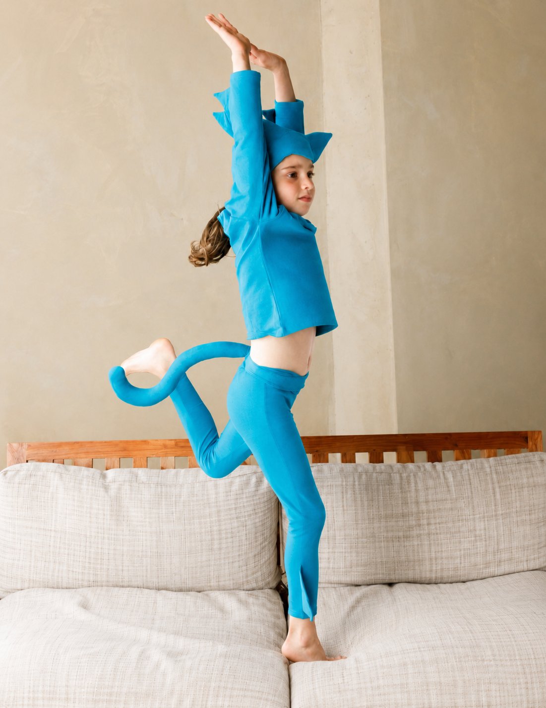 Band of the Wild Blue Cat Pajama Costume