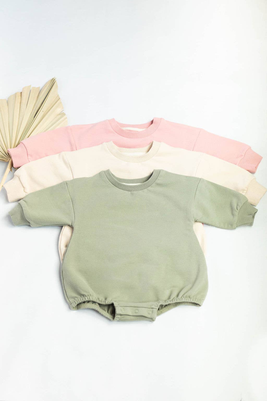Little Organic Company Oversized Sweatshirt Bubble Romper