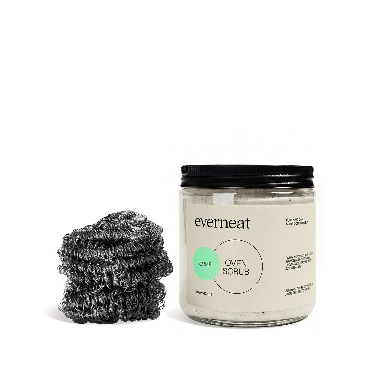 Everneat Oven Scrub - Glass Jar (16oz)