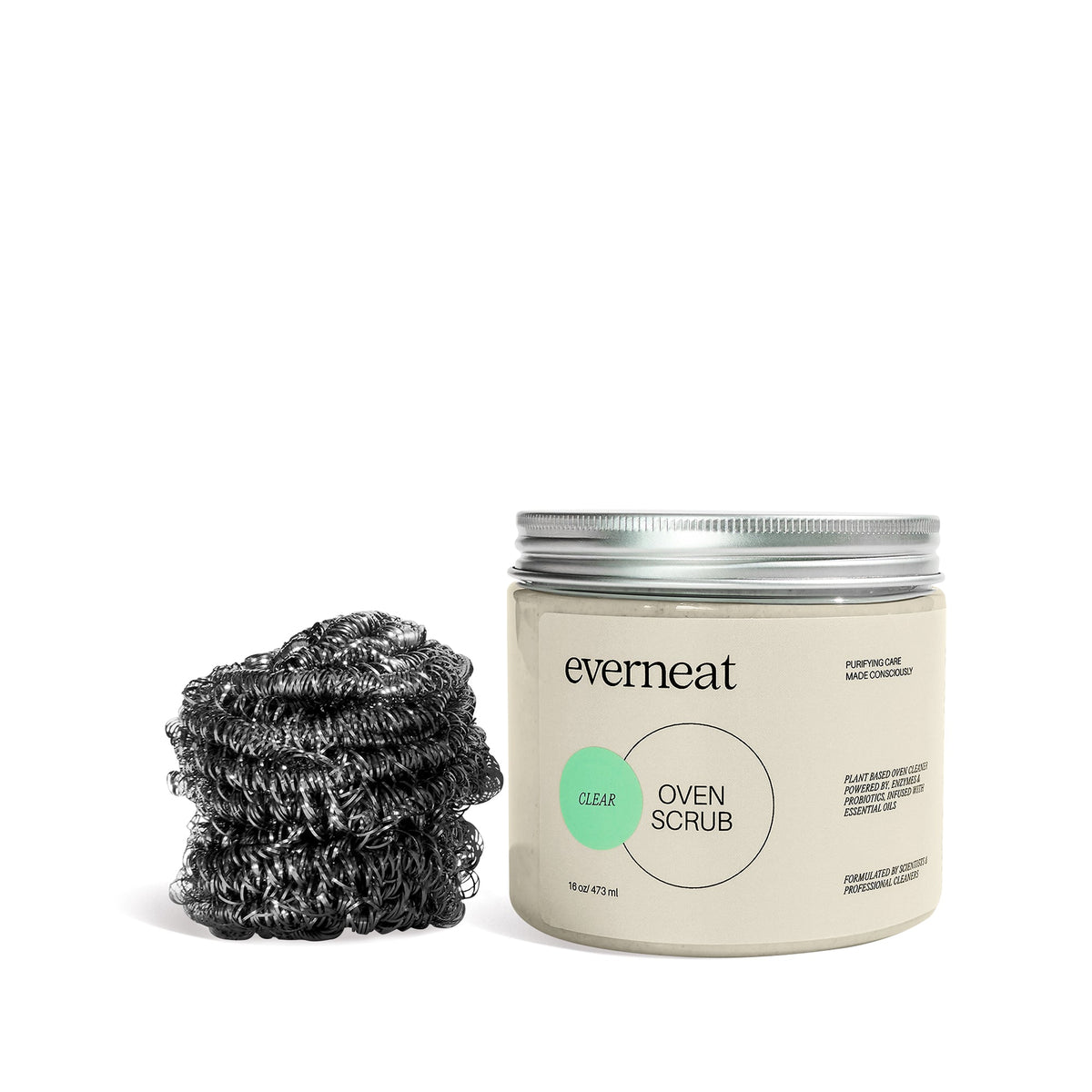 Everneat Oven Scrub - Plastic Jar (16oz)