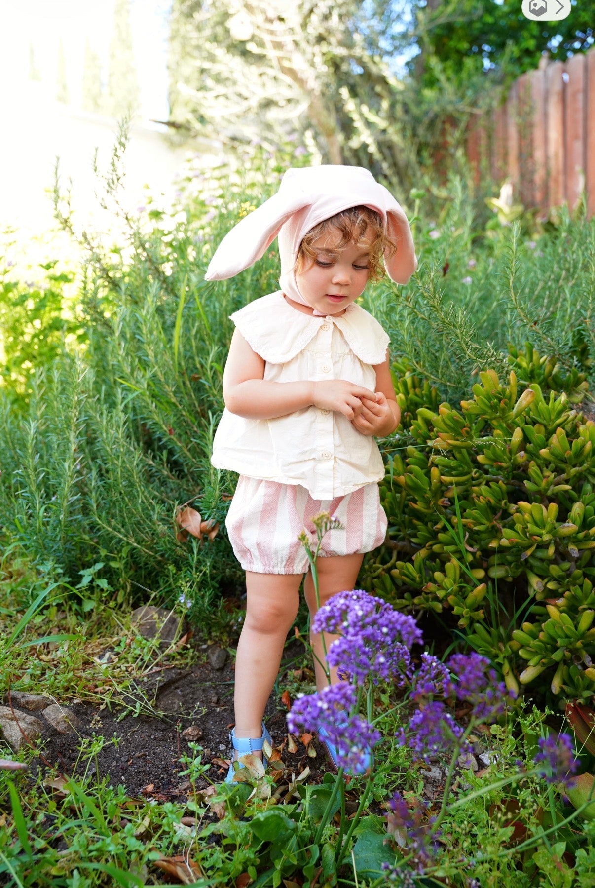 Band of the Wild Pink Bunny Bonnet and Bunny Tail Set