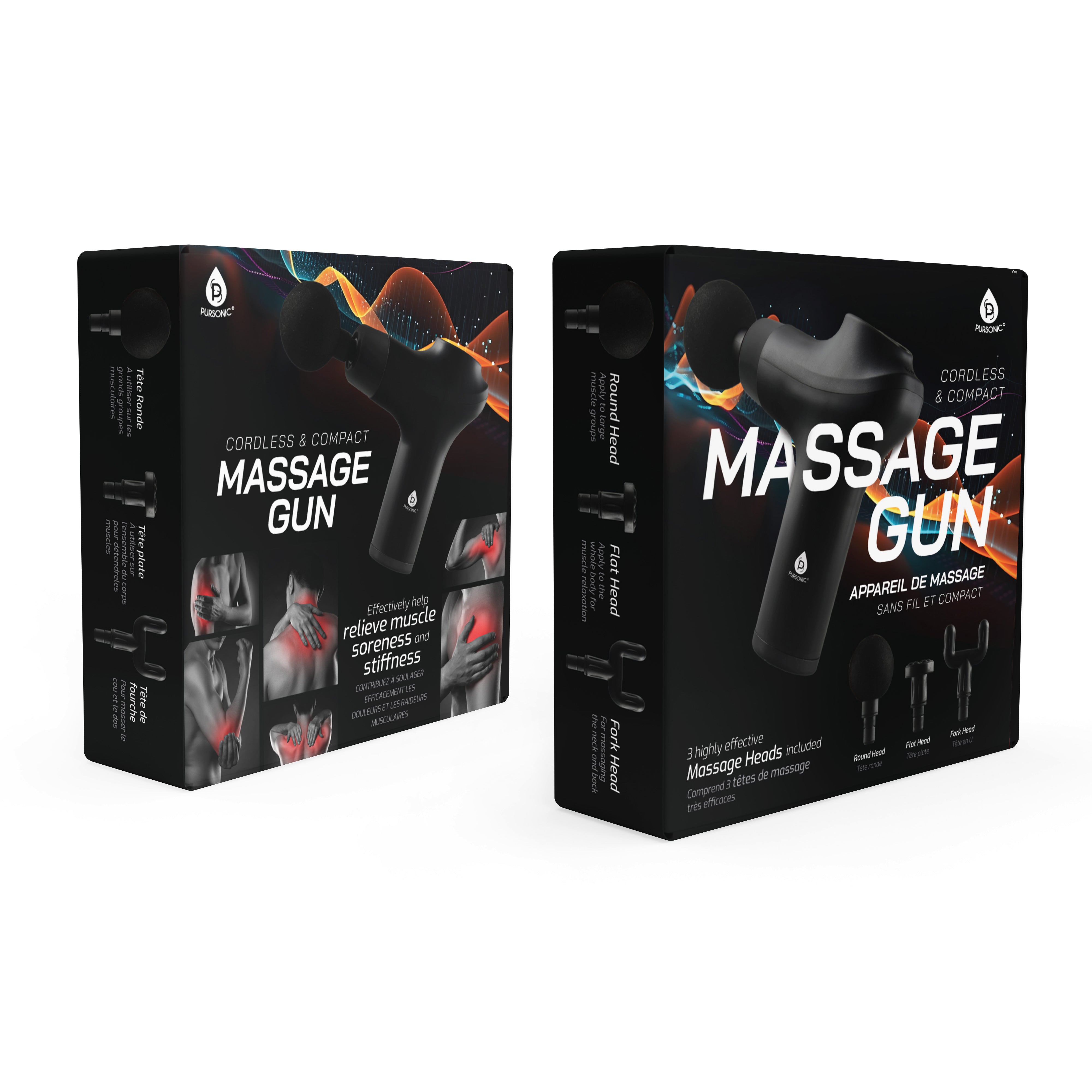 Pursonic 3 Speed Cordless & Rechargeable Professional Massage Gun - Gimme the Good Stuff Pursonic 3 Speed Cordless & Rechargeable Professional Massage Gun - Gimme the Good Stuff