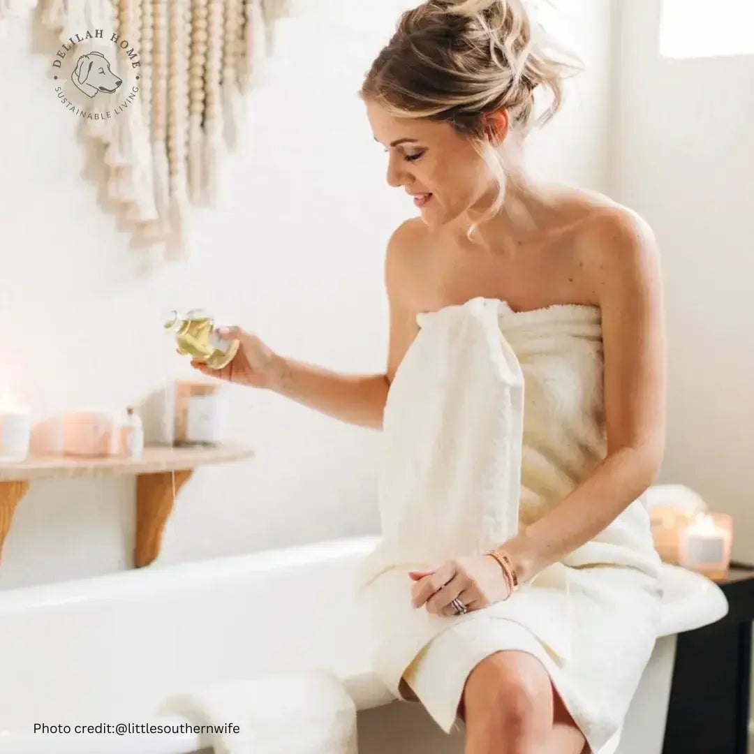 Delilah Home 100% Organic Cotton Bath Towels Collection
