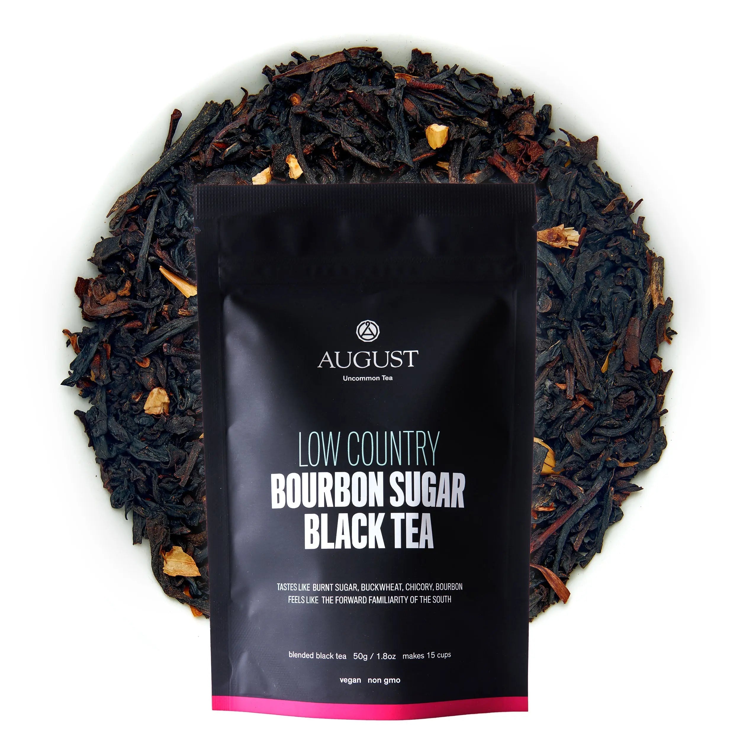 August Uncommon Tea Low Country - Bourbon Sugar Black Tea
