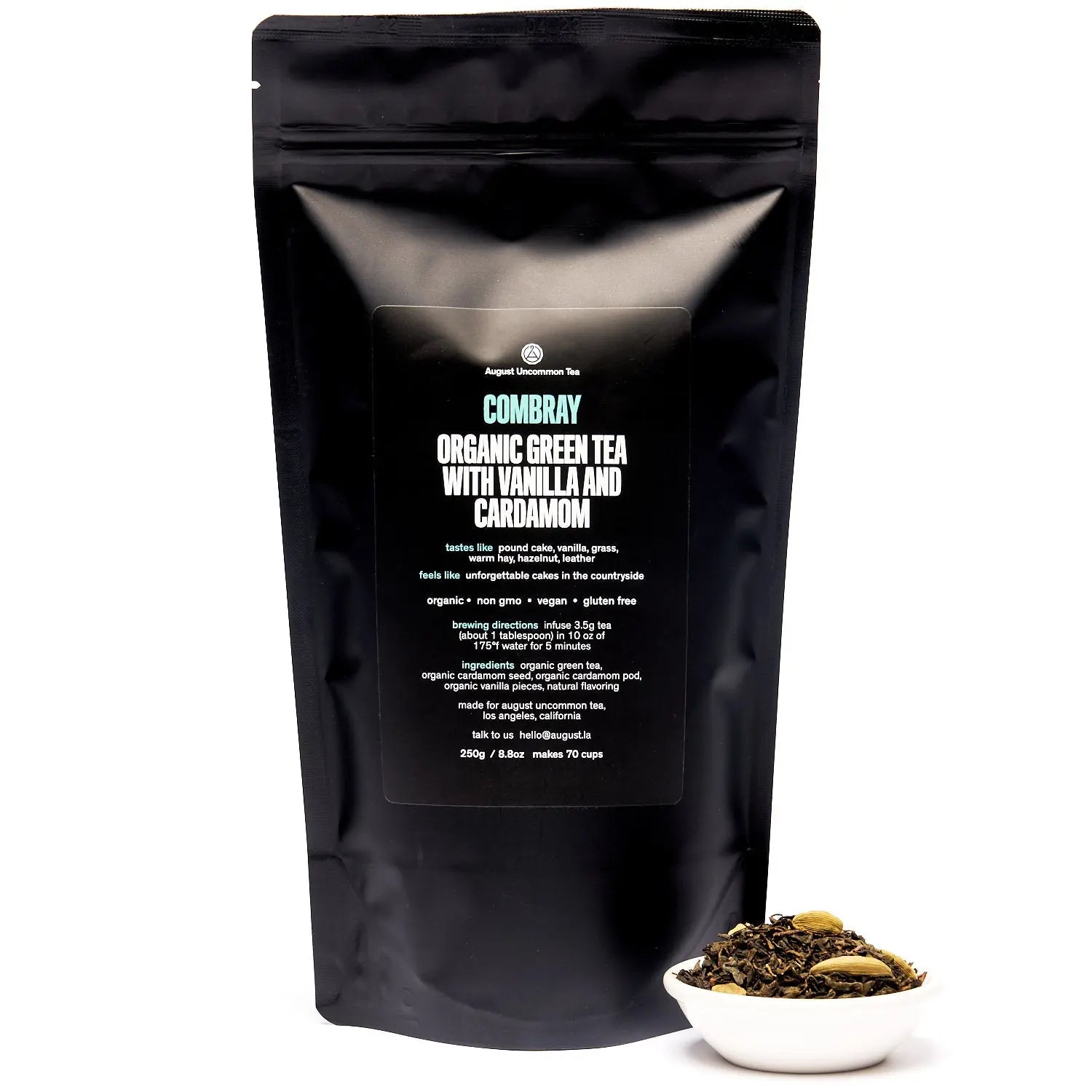 August Uncommon Tea Combray - Vanilla Cardamom Green Tea