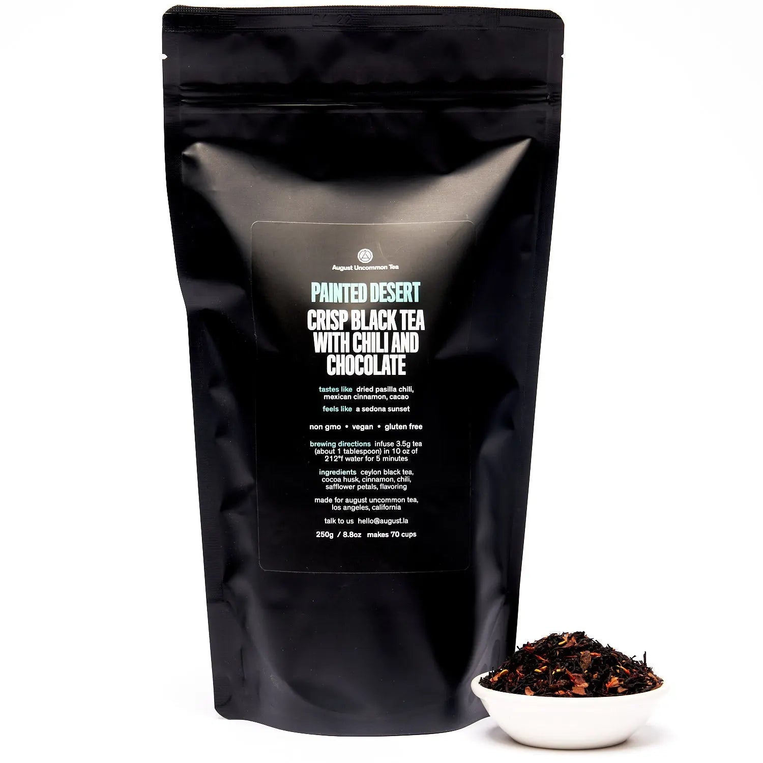 August Uncommon Tea Painted Desert - Chocolate Chili Black Tea