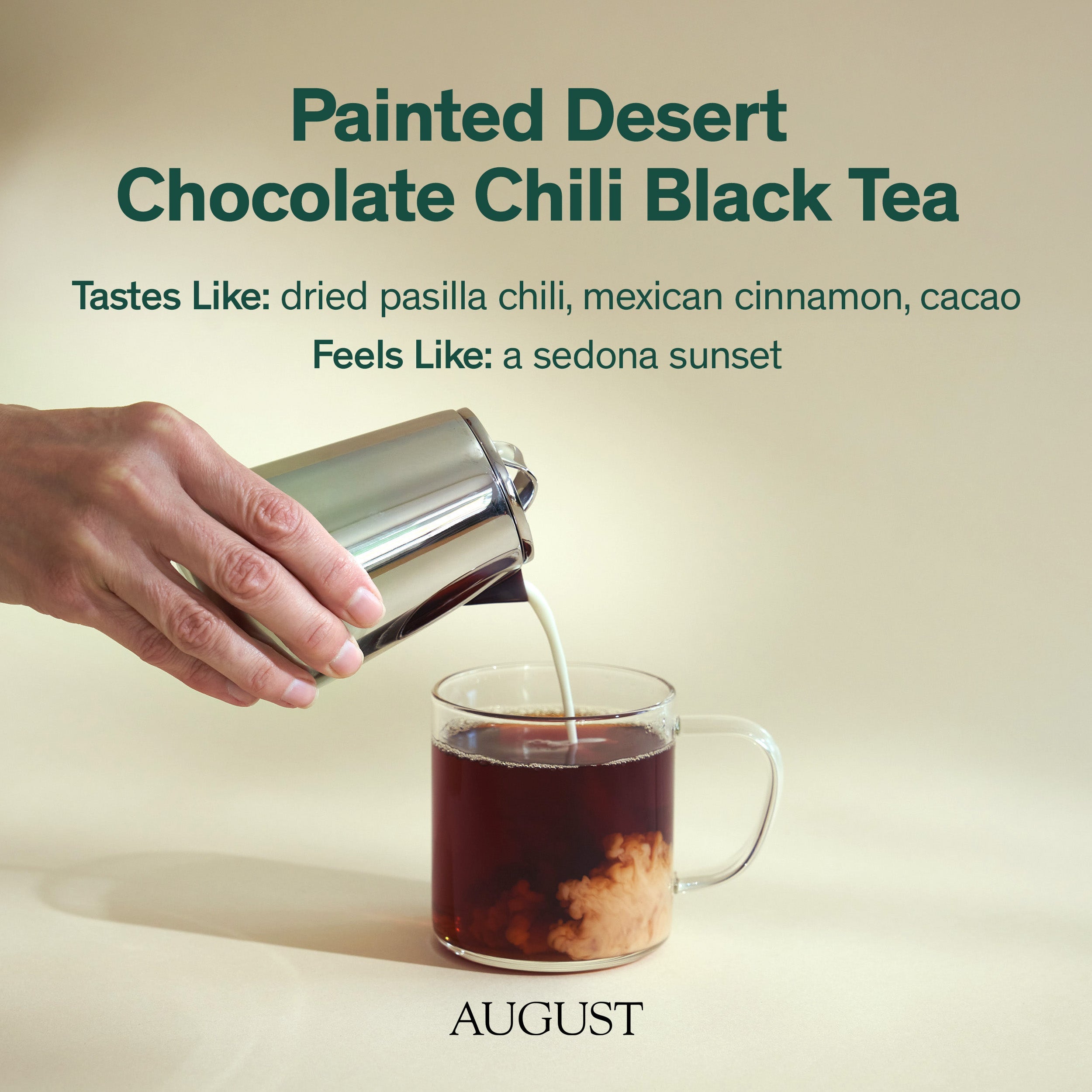 August Uncommon Tea Painted Desert - Chocolate Chili Black Tea