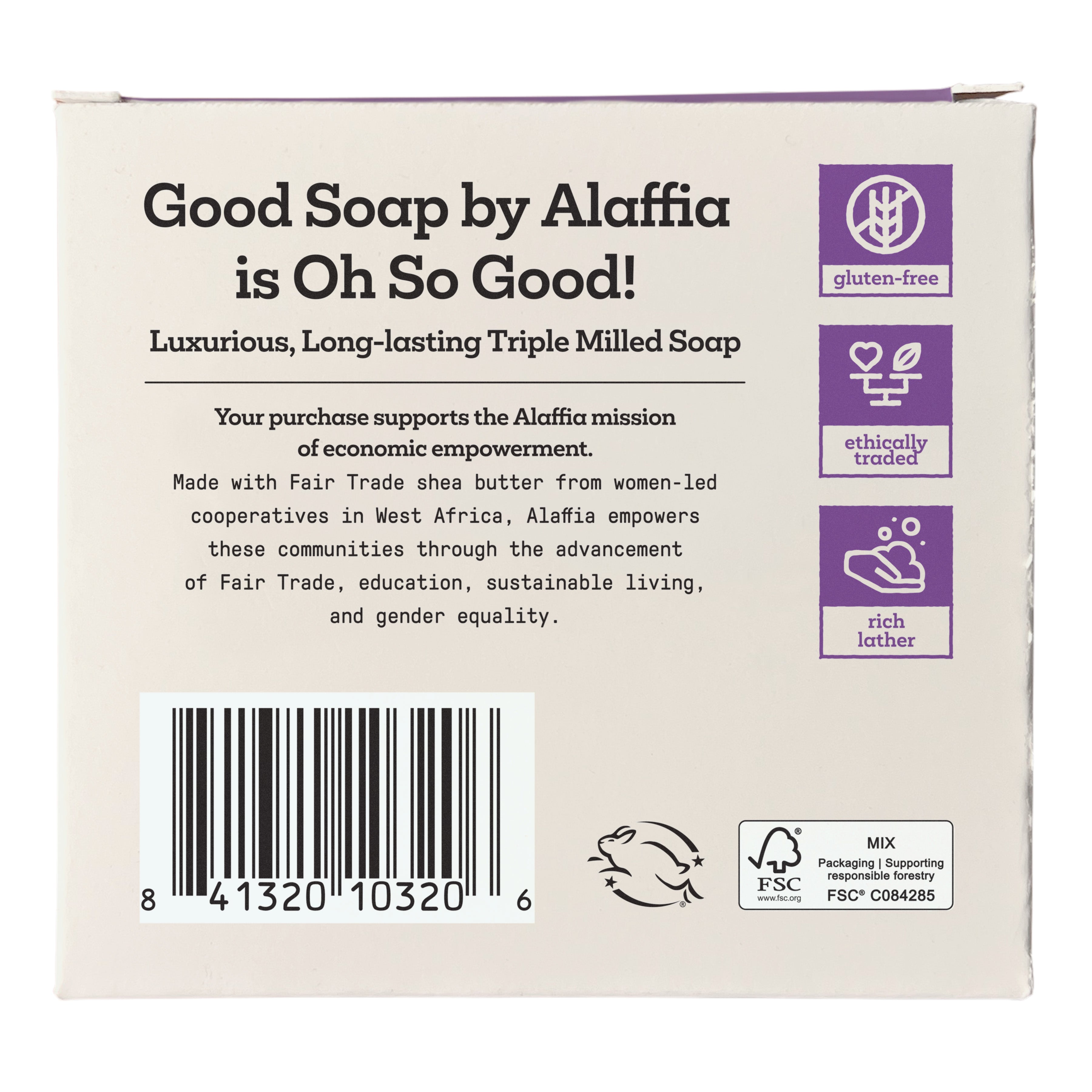 Alaffia Good Soap Bar Soap Multipack Lavender