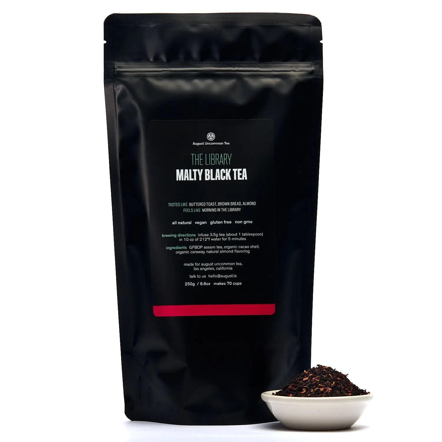 August Uncommon Tea The Library - Malty Black Tea
