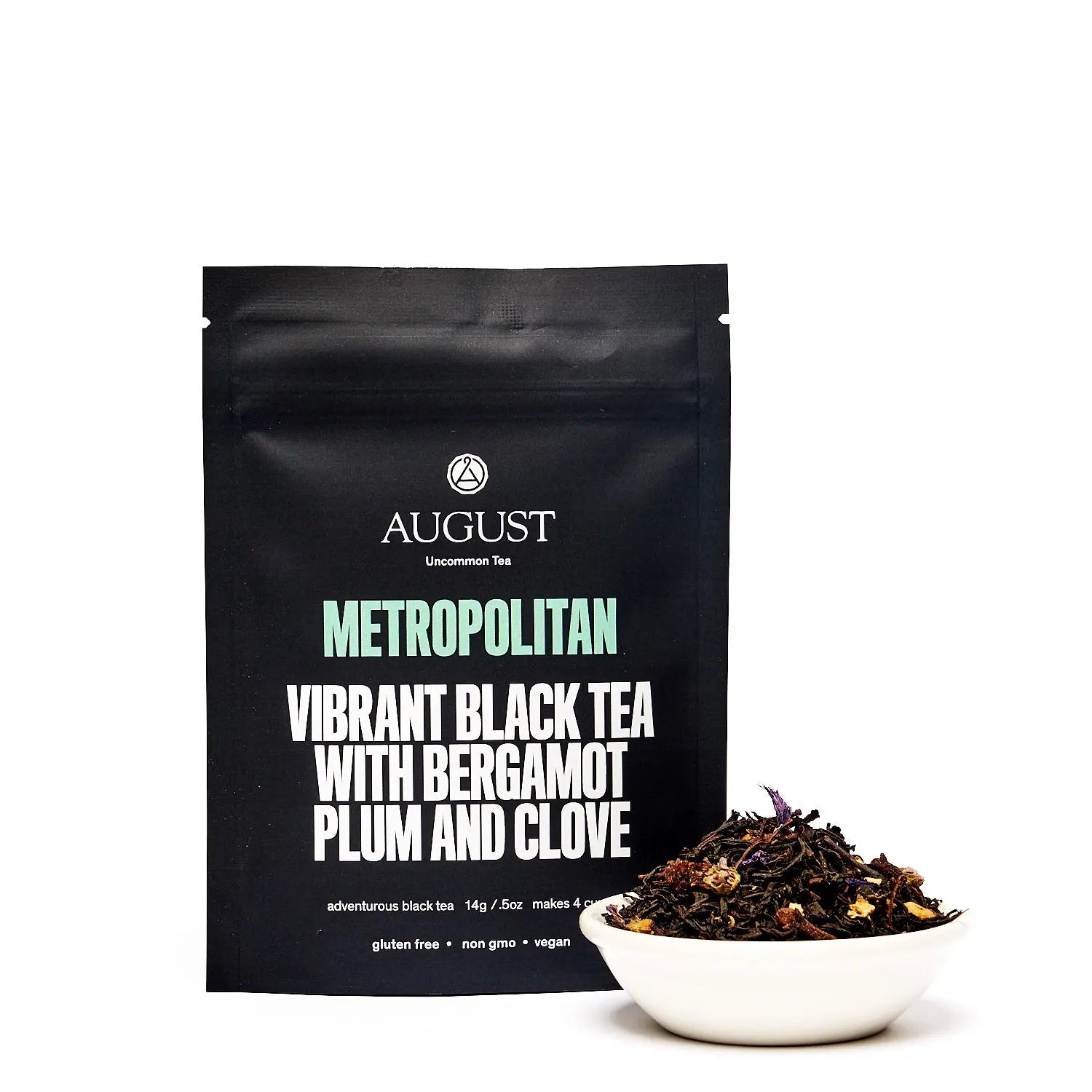 August Uncommon Tea Metropolitan - Bergamot Plum Earl Grey Black Tea