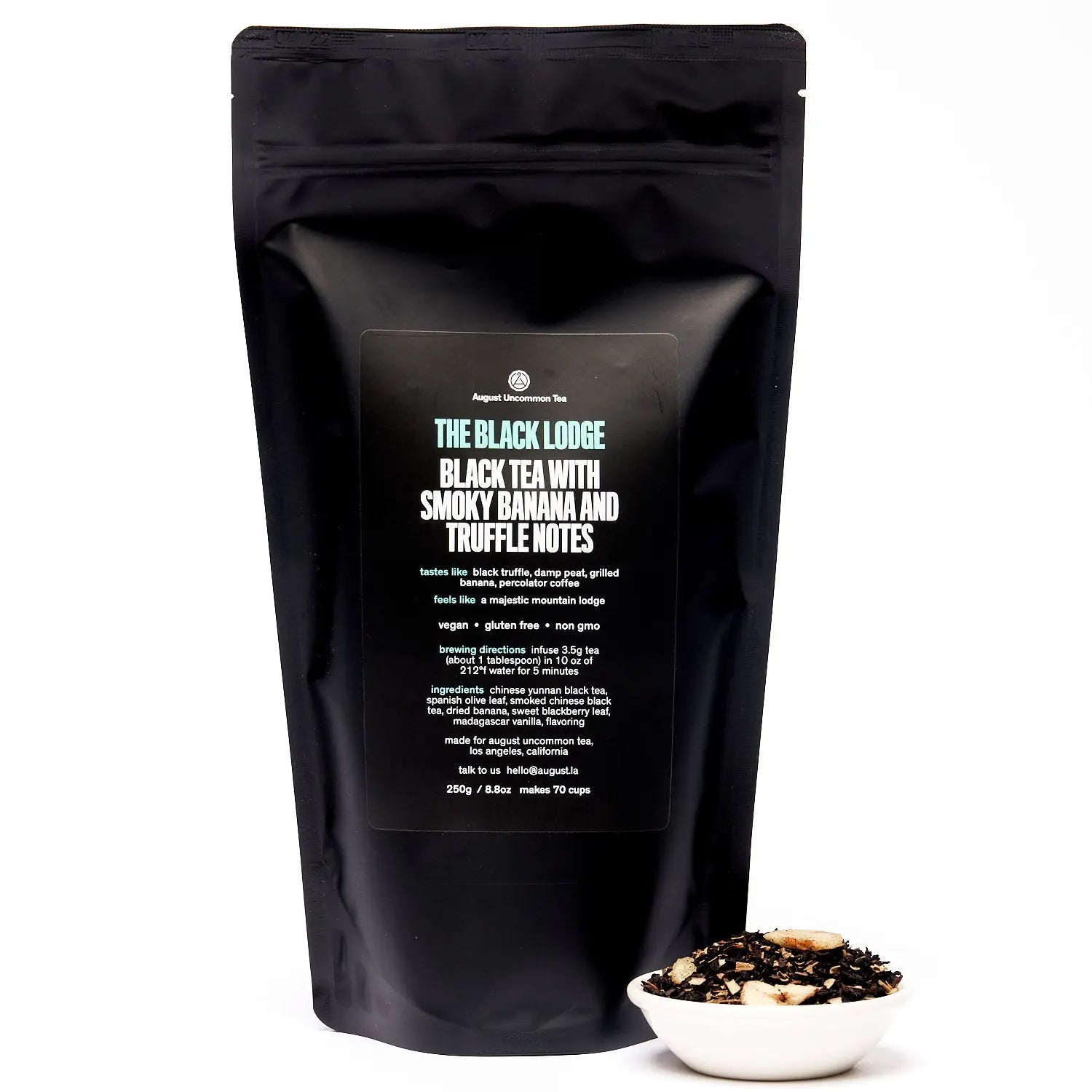 August Uncommon Tea The Black Lodge - Smoky Banana Black Tea