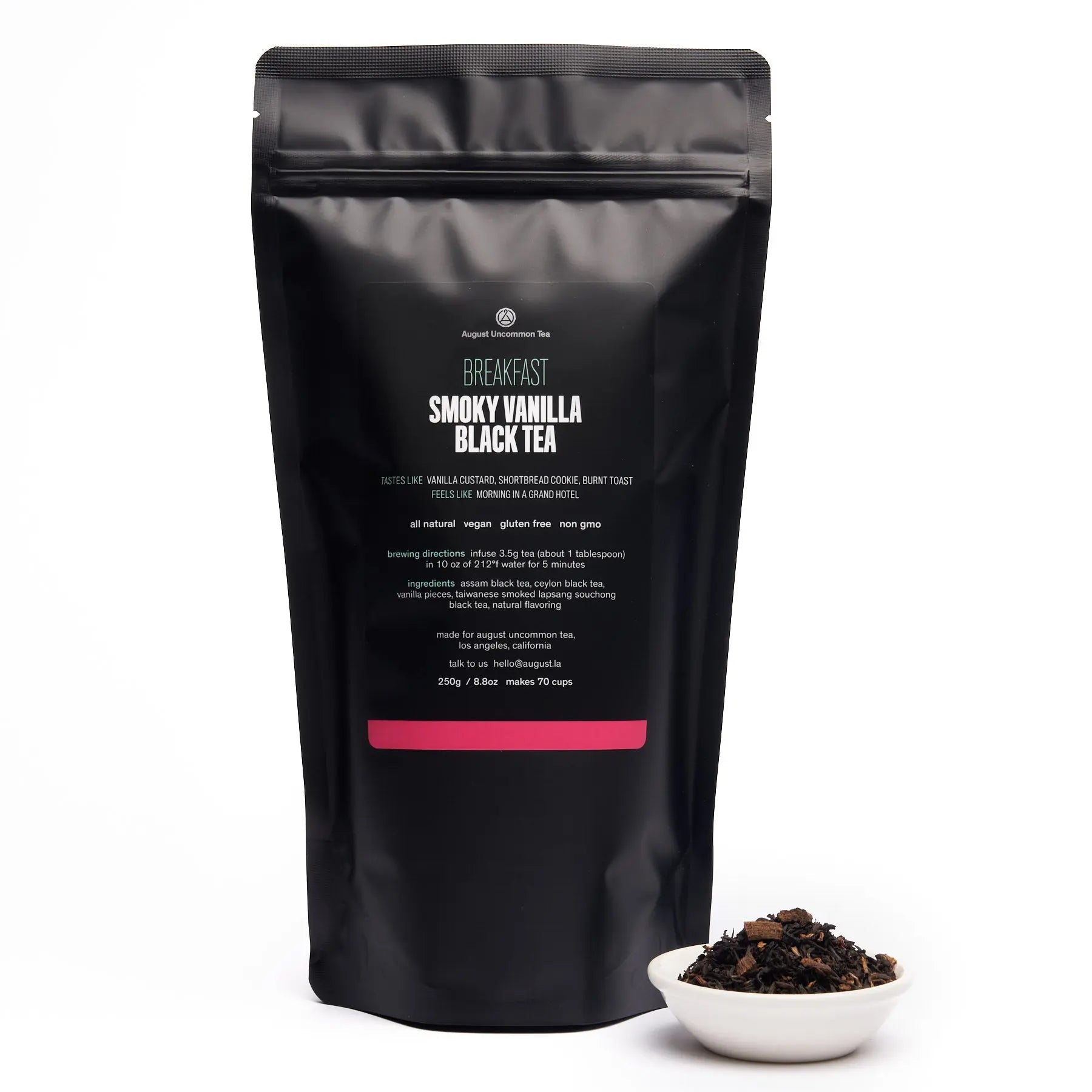 August Uncommon Tea Breakfast - Smoky Vanilla Black Tea
