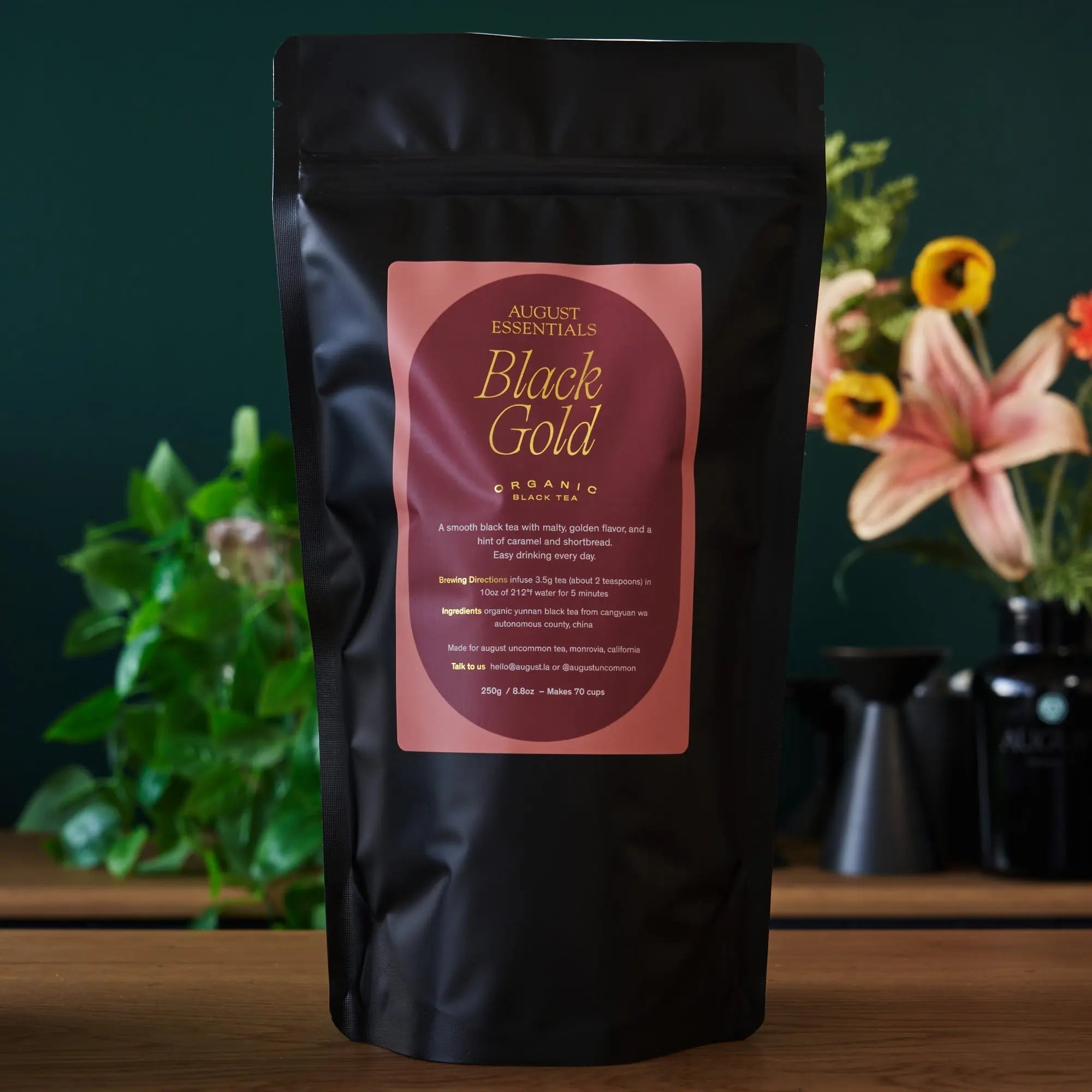 August Uncommon Tea Black Gold Black Tea