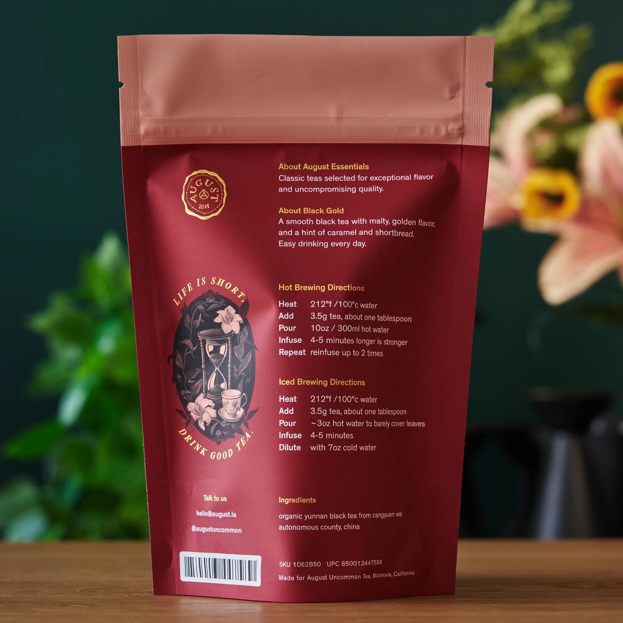 August Uncommon Tea Black Gold Black Tea