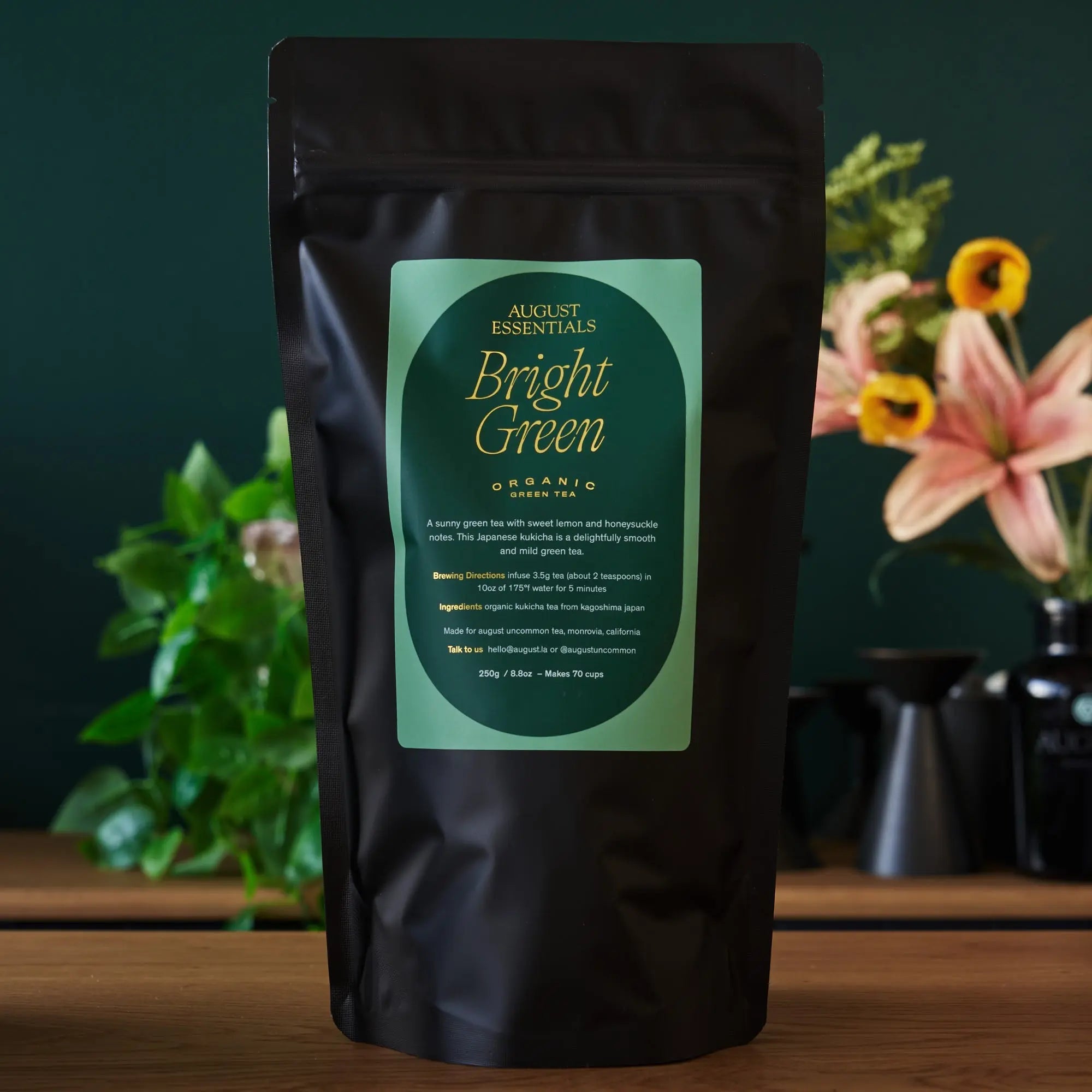 August Uncommon Tea Essentials Bright Green Green Tea - Gimme the