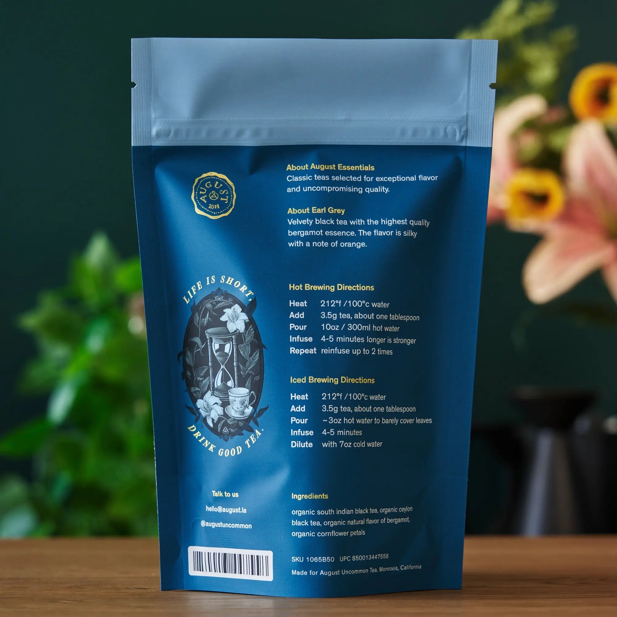 August Uncommon Tea Essentials Earl Grey Black Tea