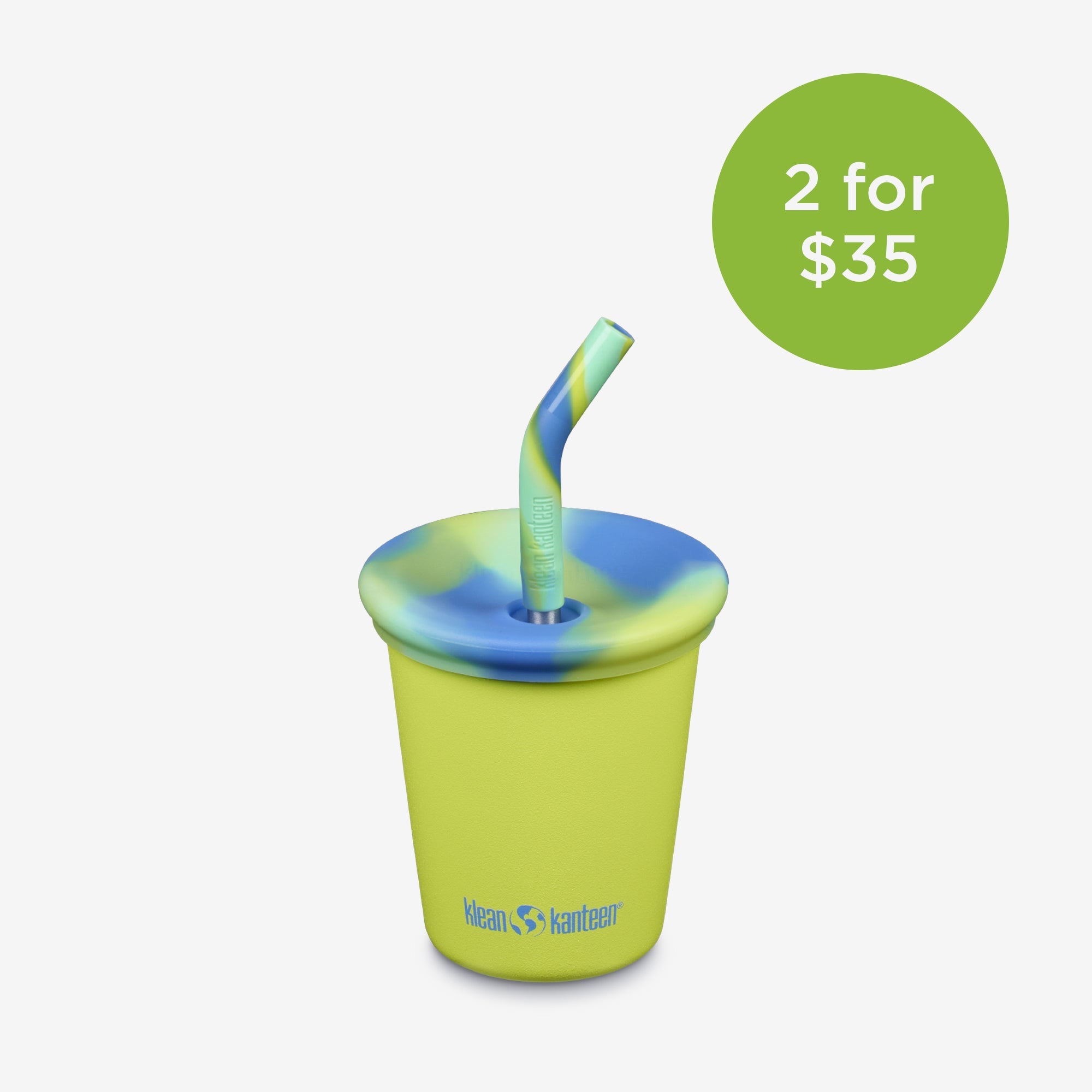 Klean Kanteen 10 oz Kid's Cup with Straw Lid