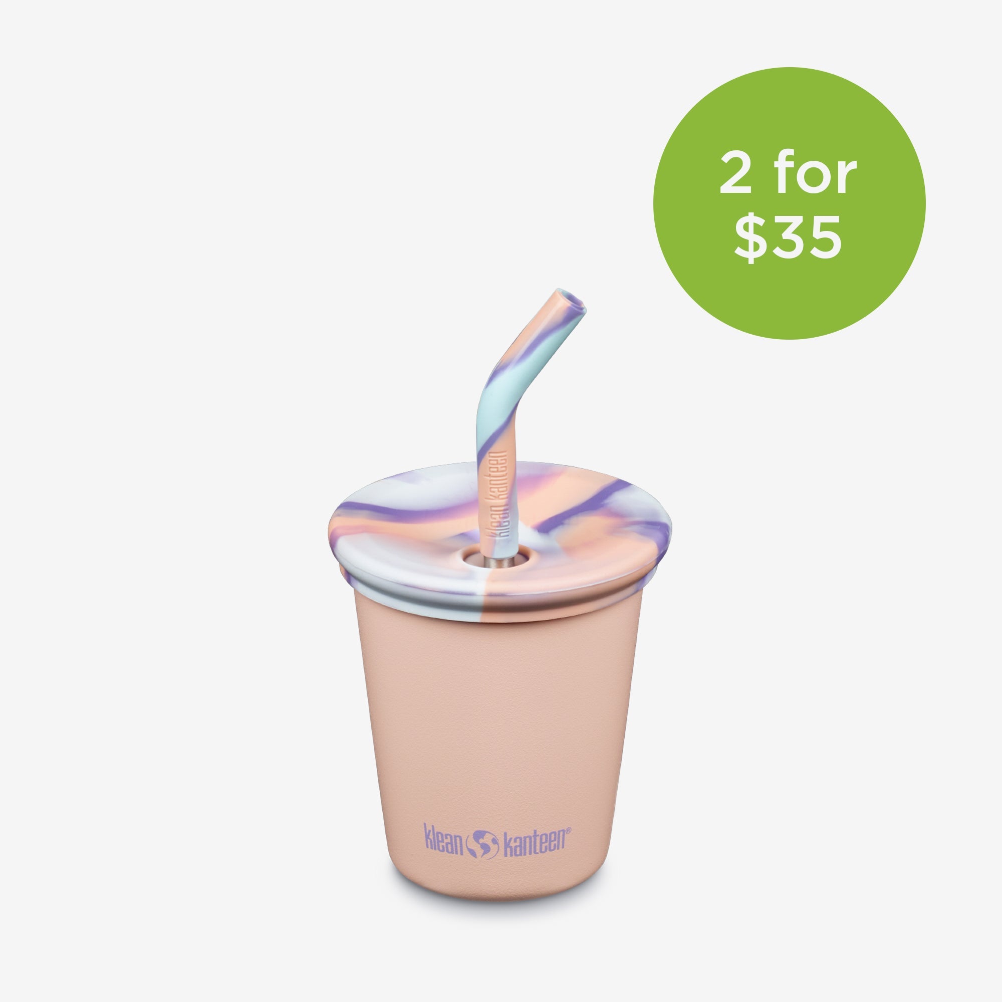 Klean Kanteen 10 oz Kid's Cup with Straw Lid