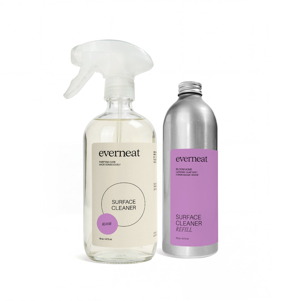 Everneat Surface Cleaner & Refill - Glass Set