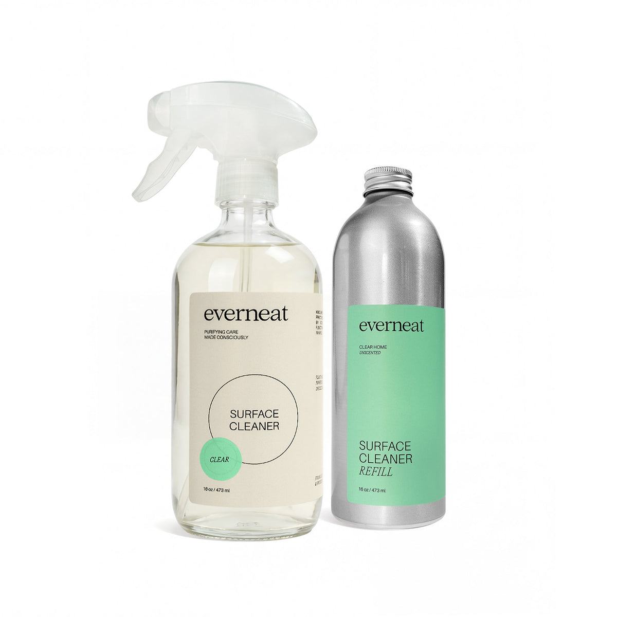 Everneat Surface Cleaner & Refill - Glass Set